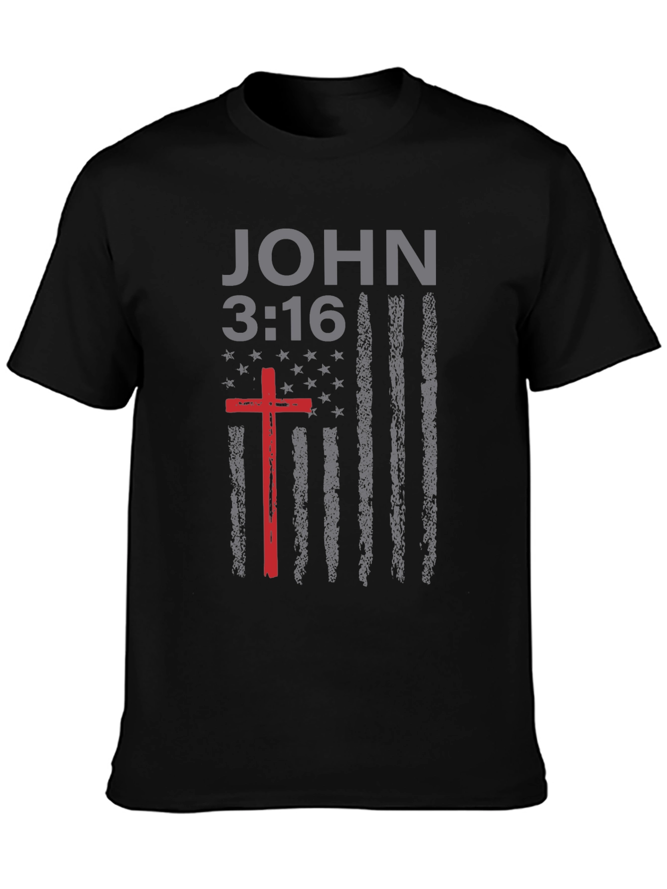 John 3:16 Christian Flag T-Shirt