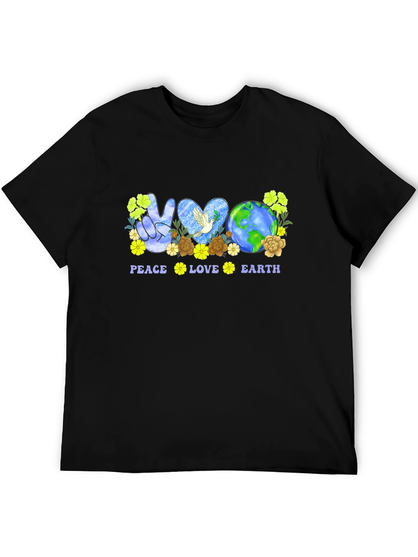 Peace Love Earth Graphic T-Shirt