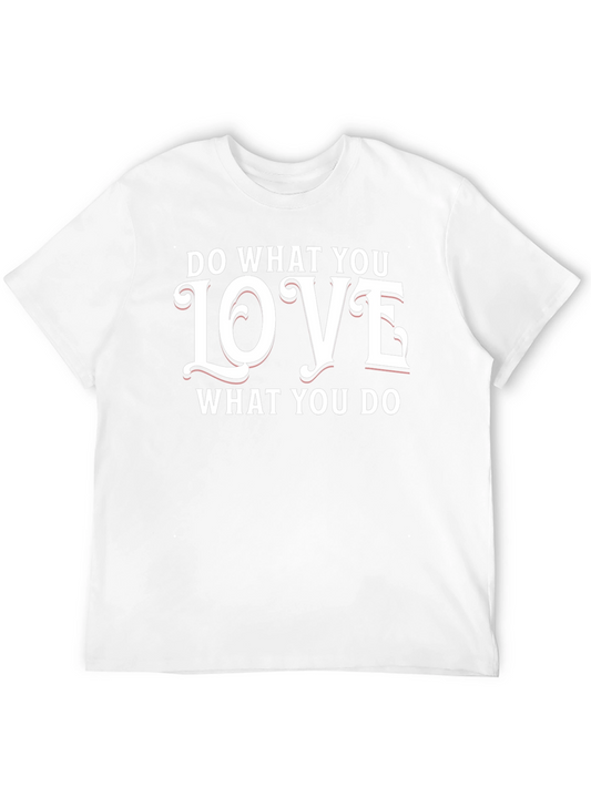Do What You Love Graphic Tee - Mens Black T-Shirt