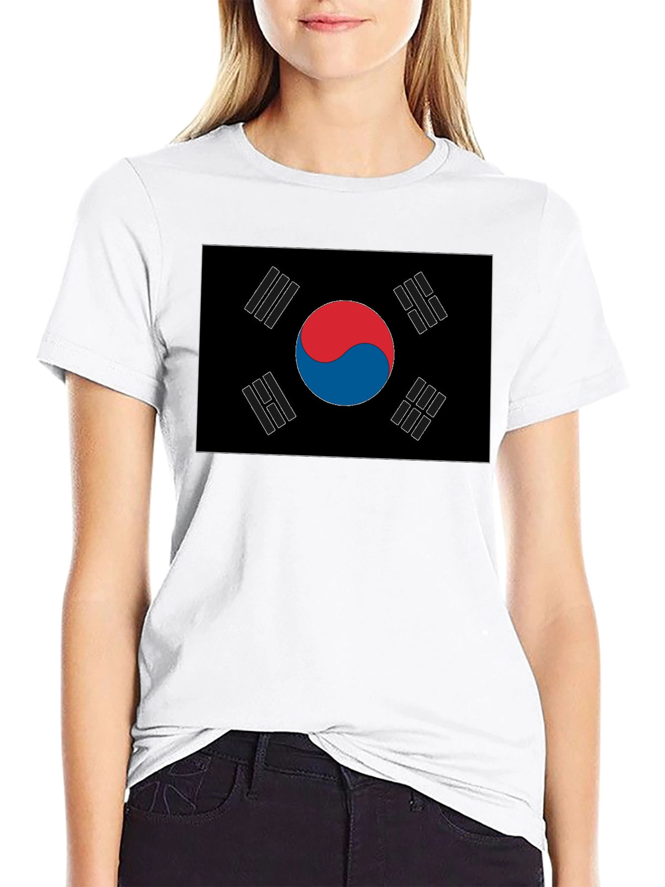 South Korea Flag Graphic T-Shirt