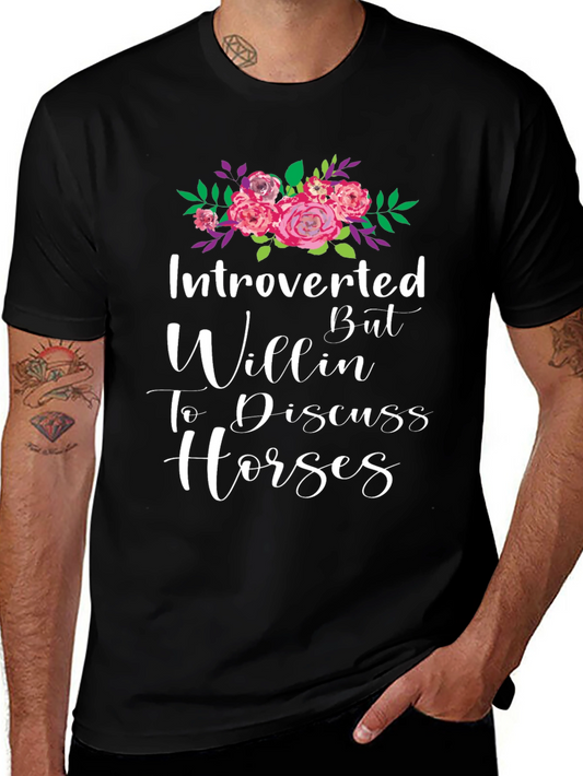 Introverted Horse Lover T-Shirt