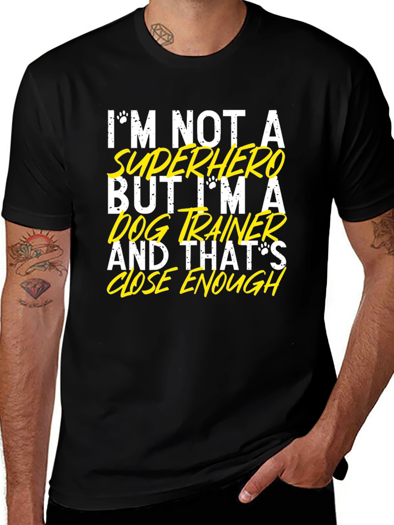 Dog Trainer T-Shirt - Super Hero Gift