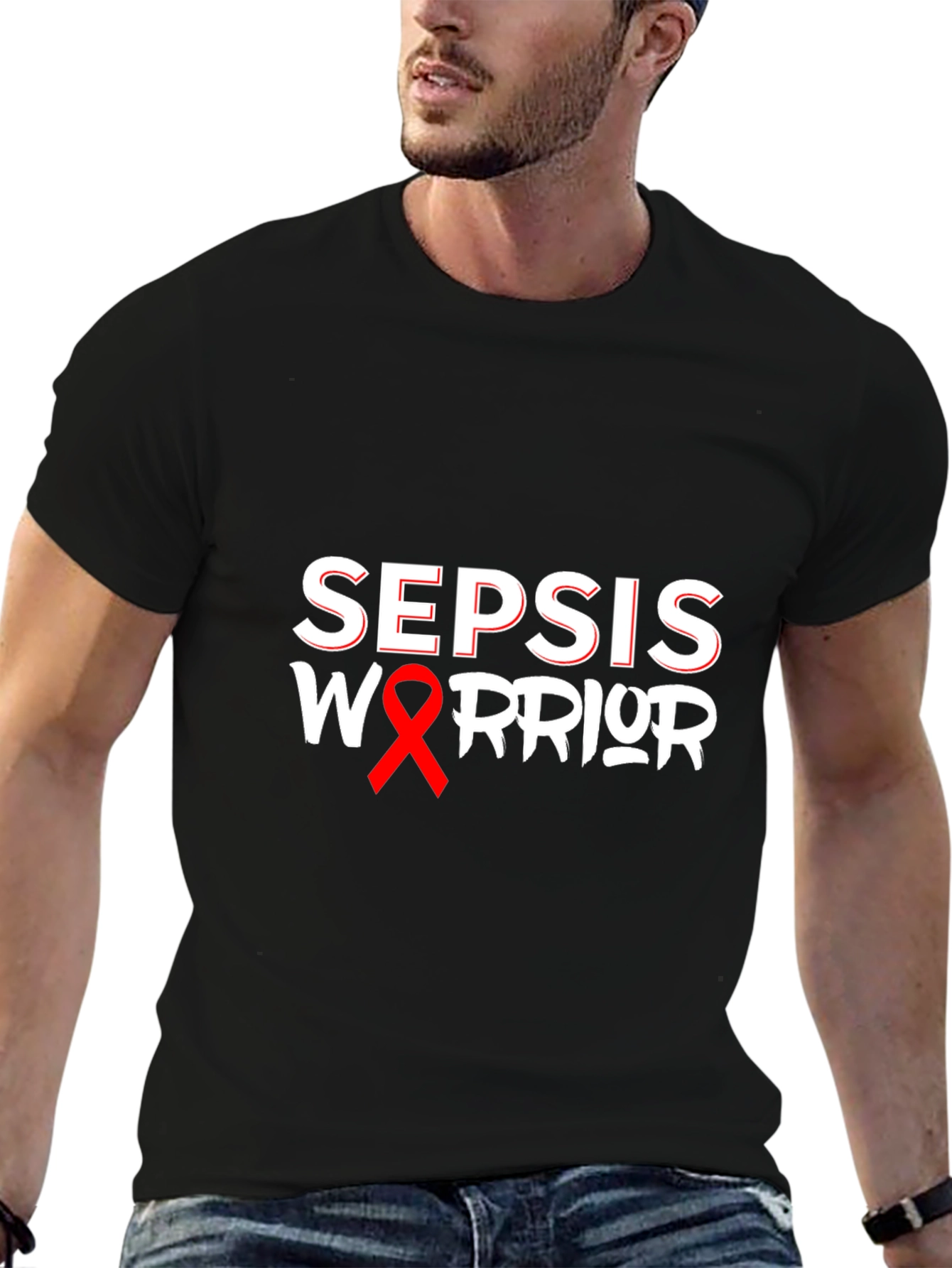 Sepsis Warrior Awareness Ribbon T-Shirt