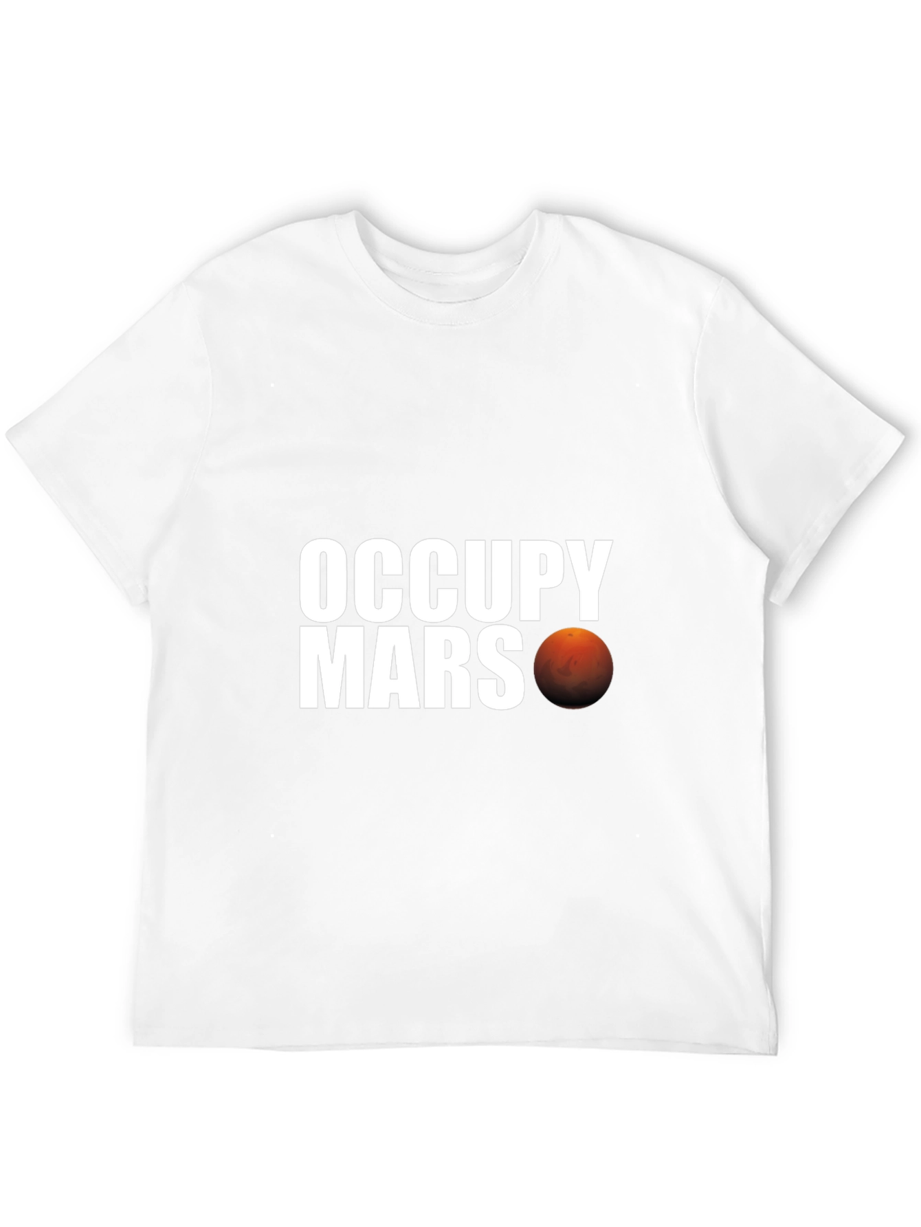 Occupy Mars Graphic T-Shirt - Black Cotton Tee