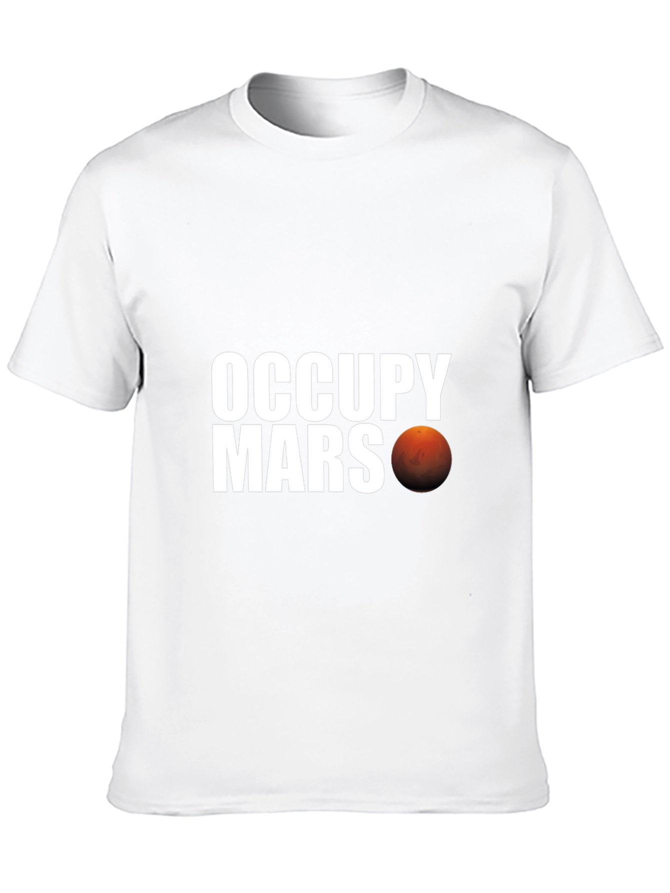 Occupy Mars Graphic T-Shirt - Black Cotton Tee