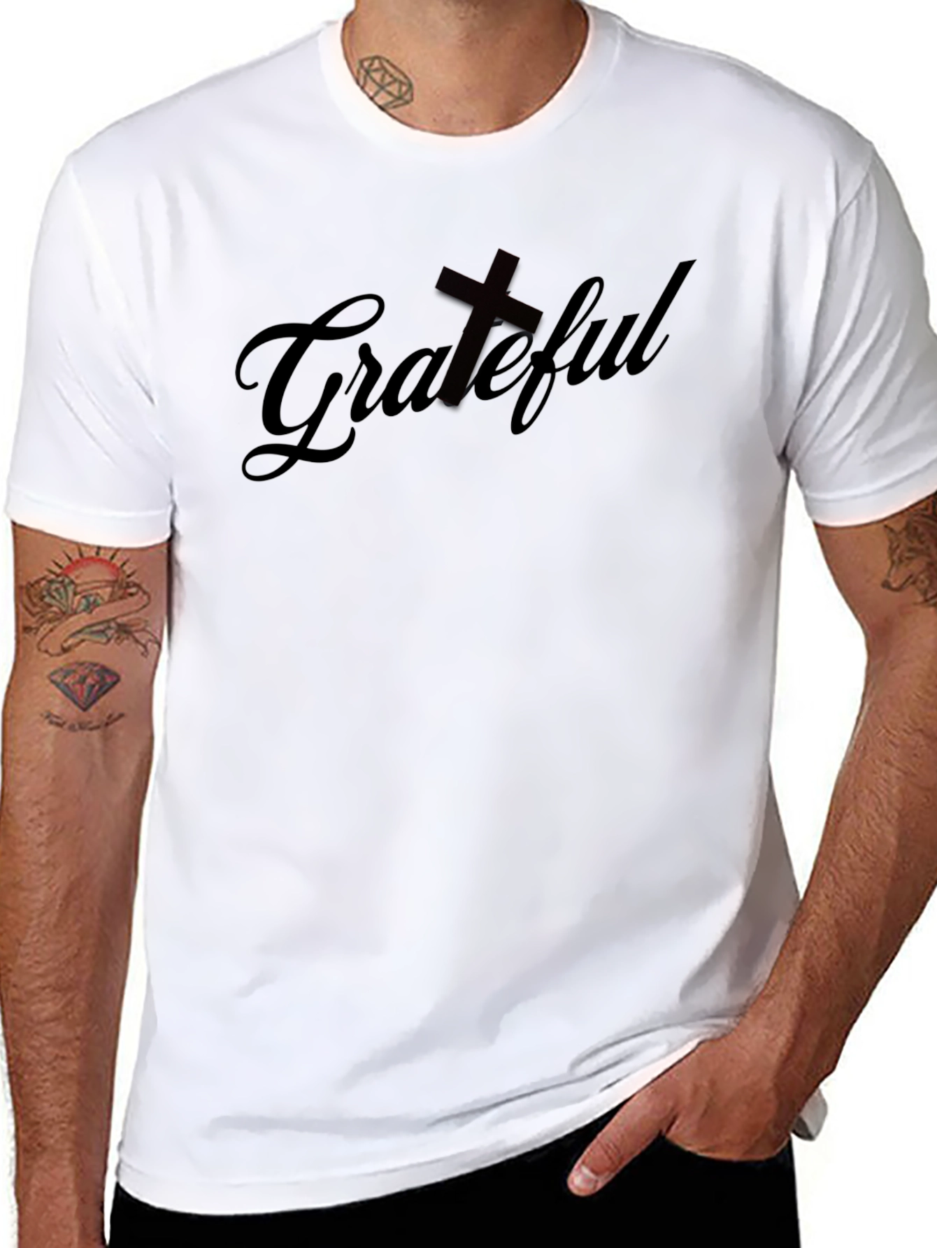 Grateful Christian T-Shirt - Black