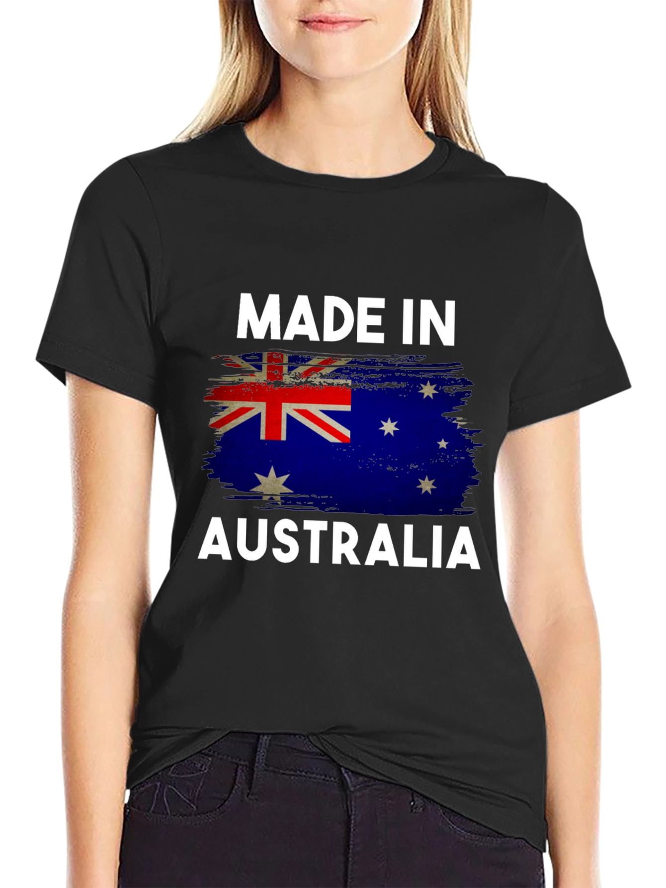 Made in Australia Flag Graphic T-Shirt