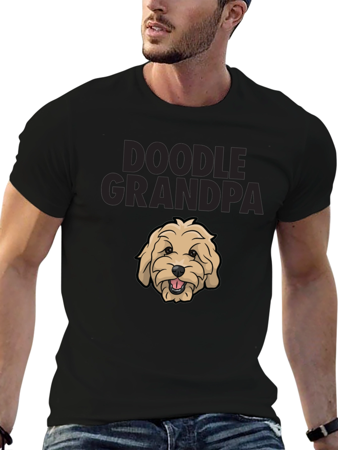 Doodle Grandpa T-Shirt - Dog Lover Tee