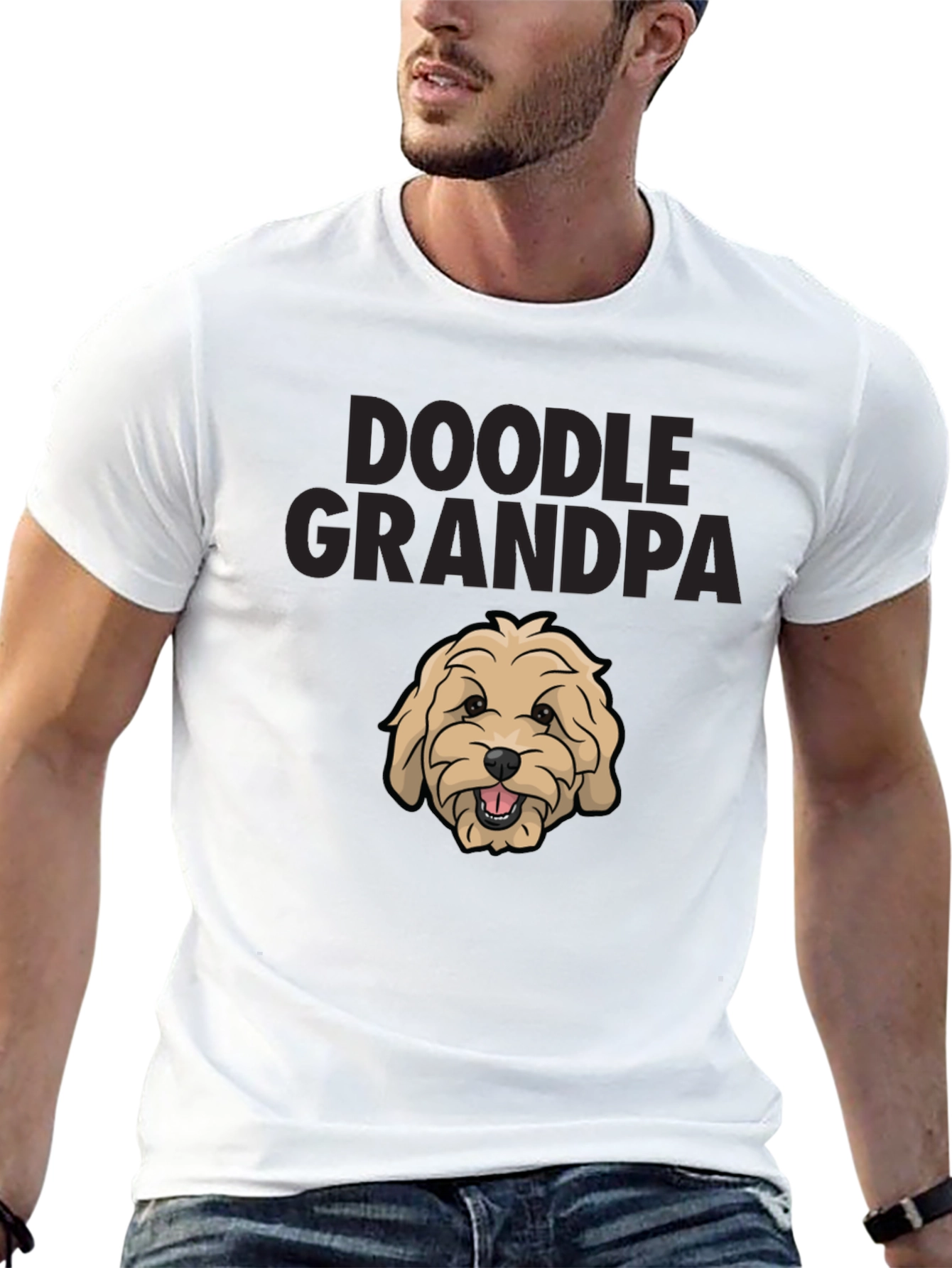 Doodle Grandpa T-Shirt - Dog Lover Tee