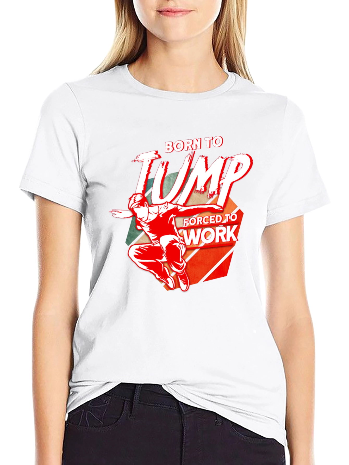 Born To Jump - Mens Graphic T-Shirt