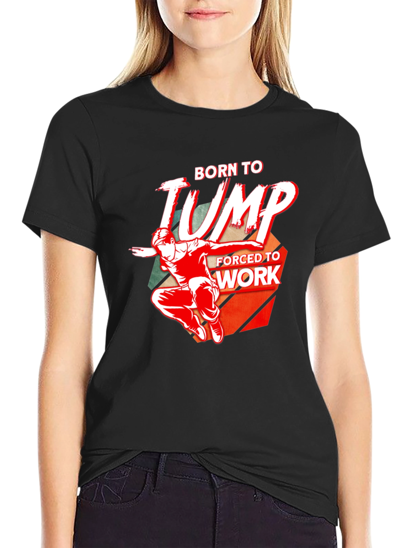 Born To Jump - Mens Graphic T-Shirt