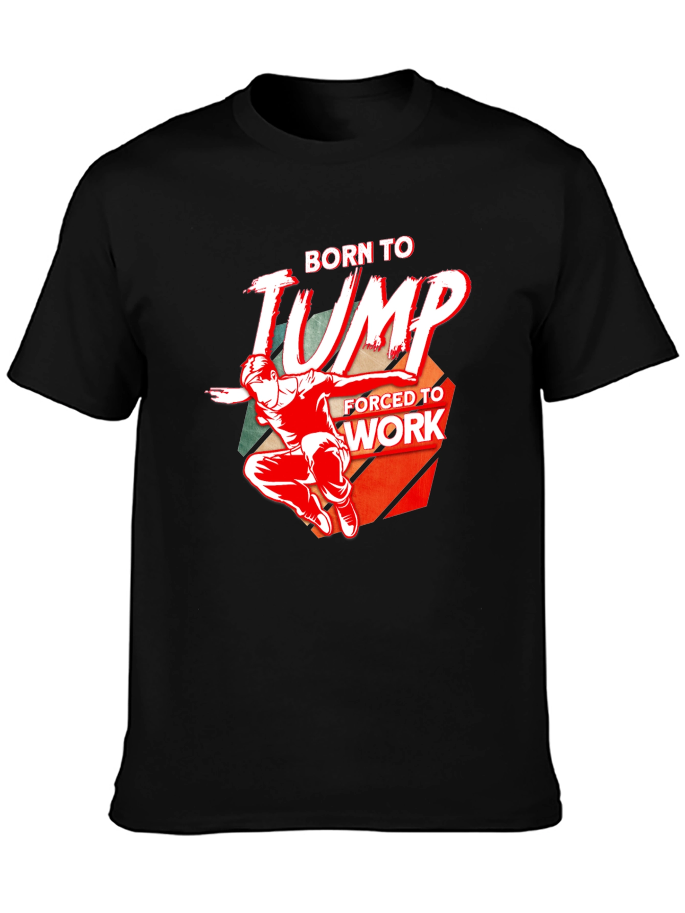 Born To Jump - Mens Graphic T-Shirt