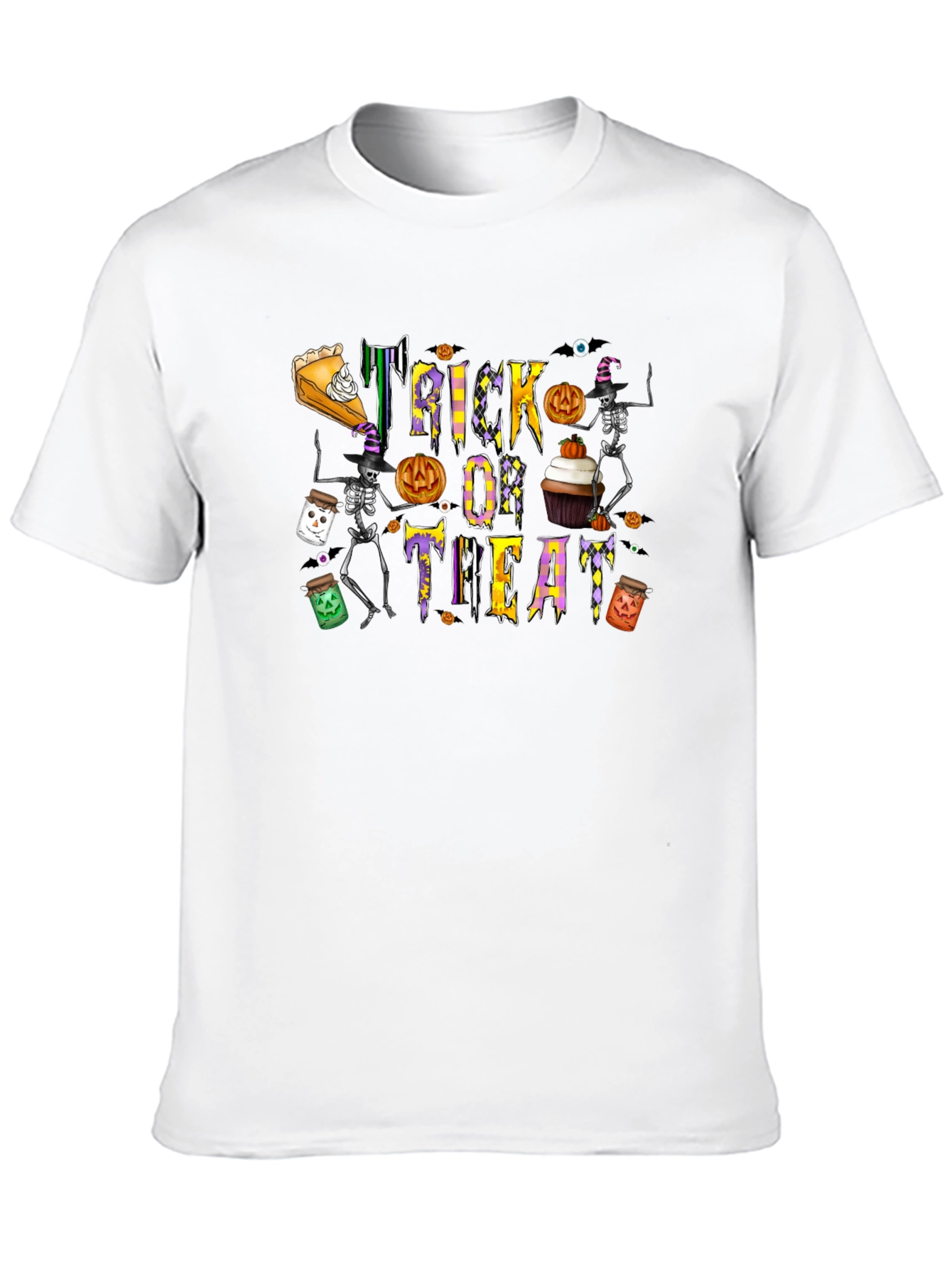 Halloween Trick or Treat Black T-Shirt