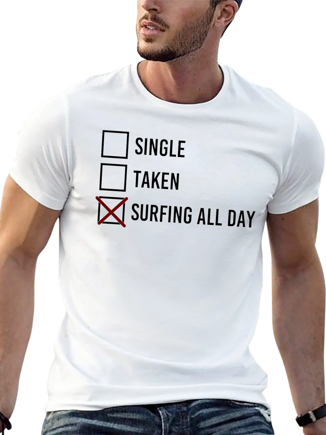Surfing All Day T-Shirt - Single Taken Surfing Tee