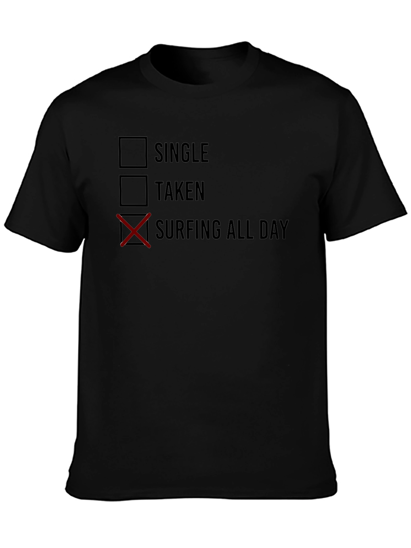 Surfing All Day T-Shirt - Single Taken Surfing Tee