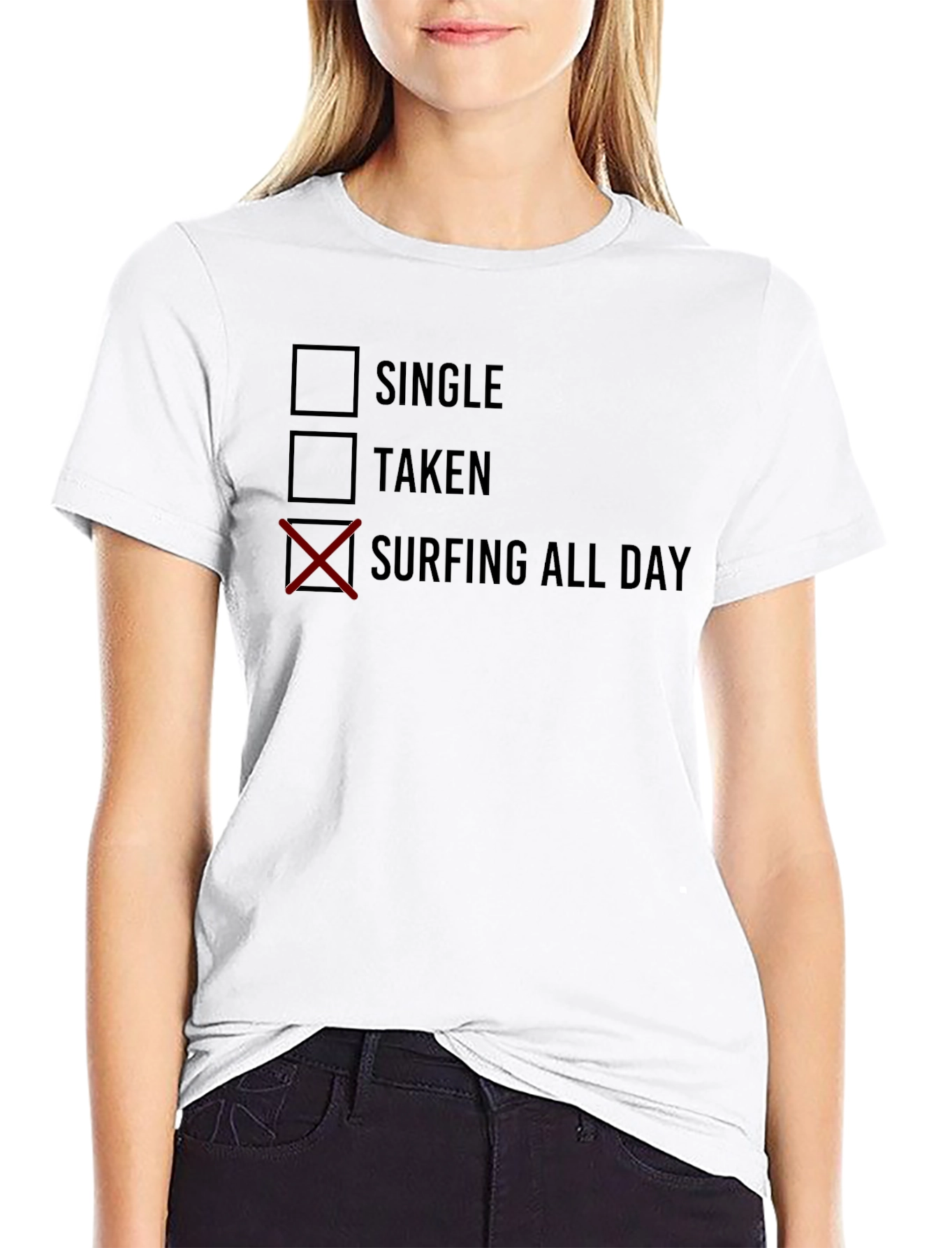 Surfing All Day T-Shirt - Single Taken Surfing Tee