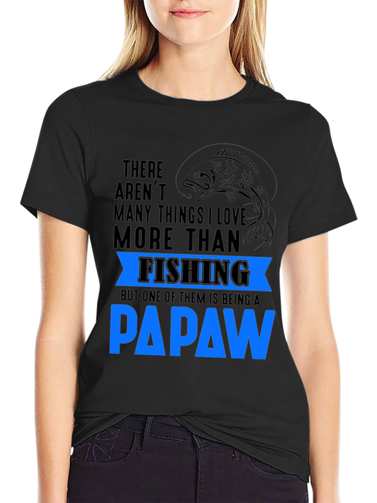 Fishing Papaw T-Shirt - Gift for Grandpa