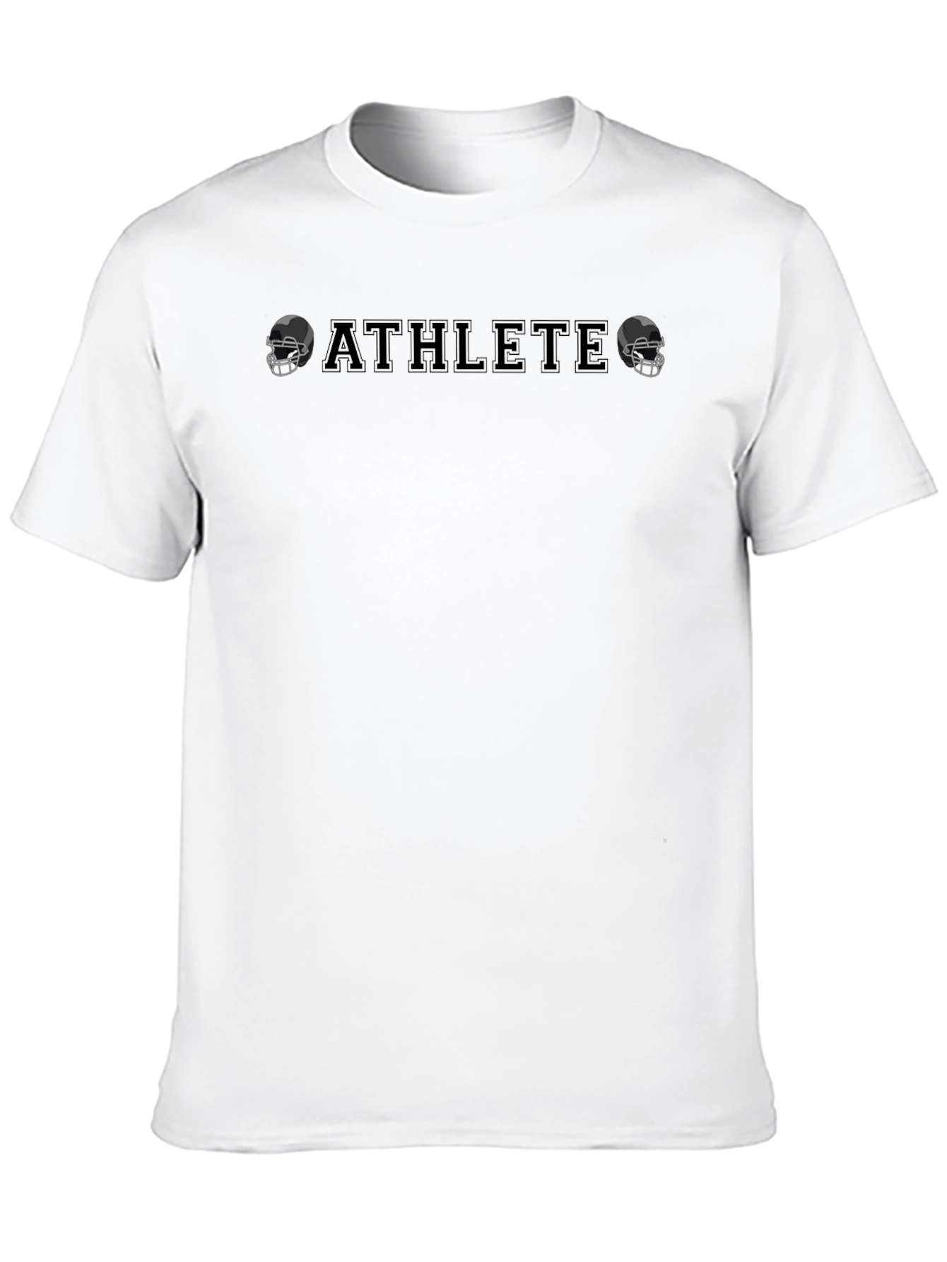 Athlete Football Helmet T-Shirt