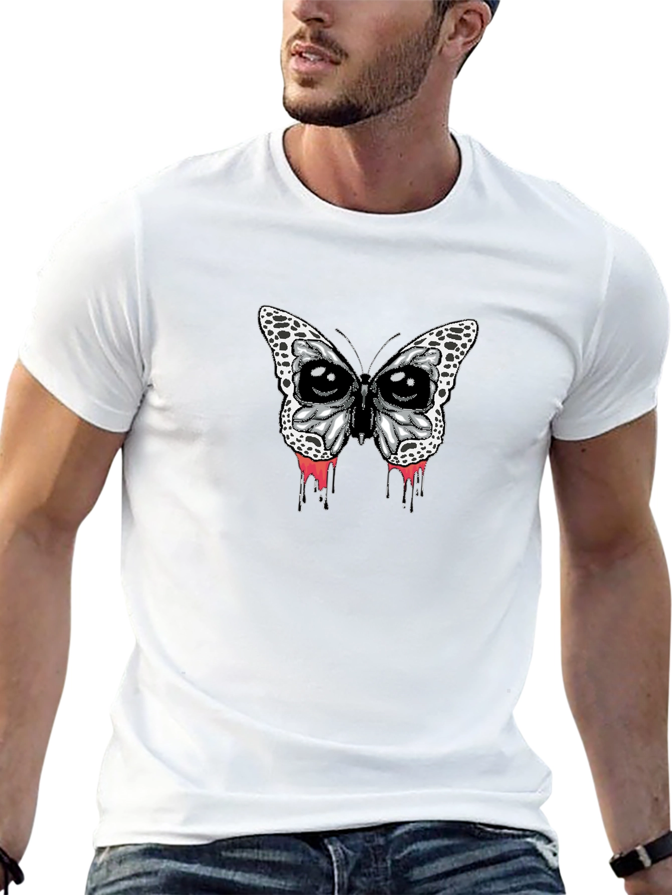 Butterfly Dripping Graphic Tee