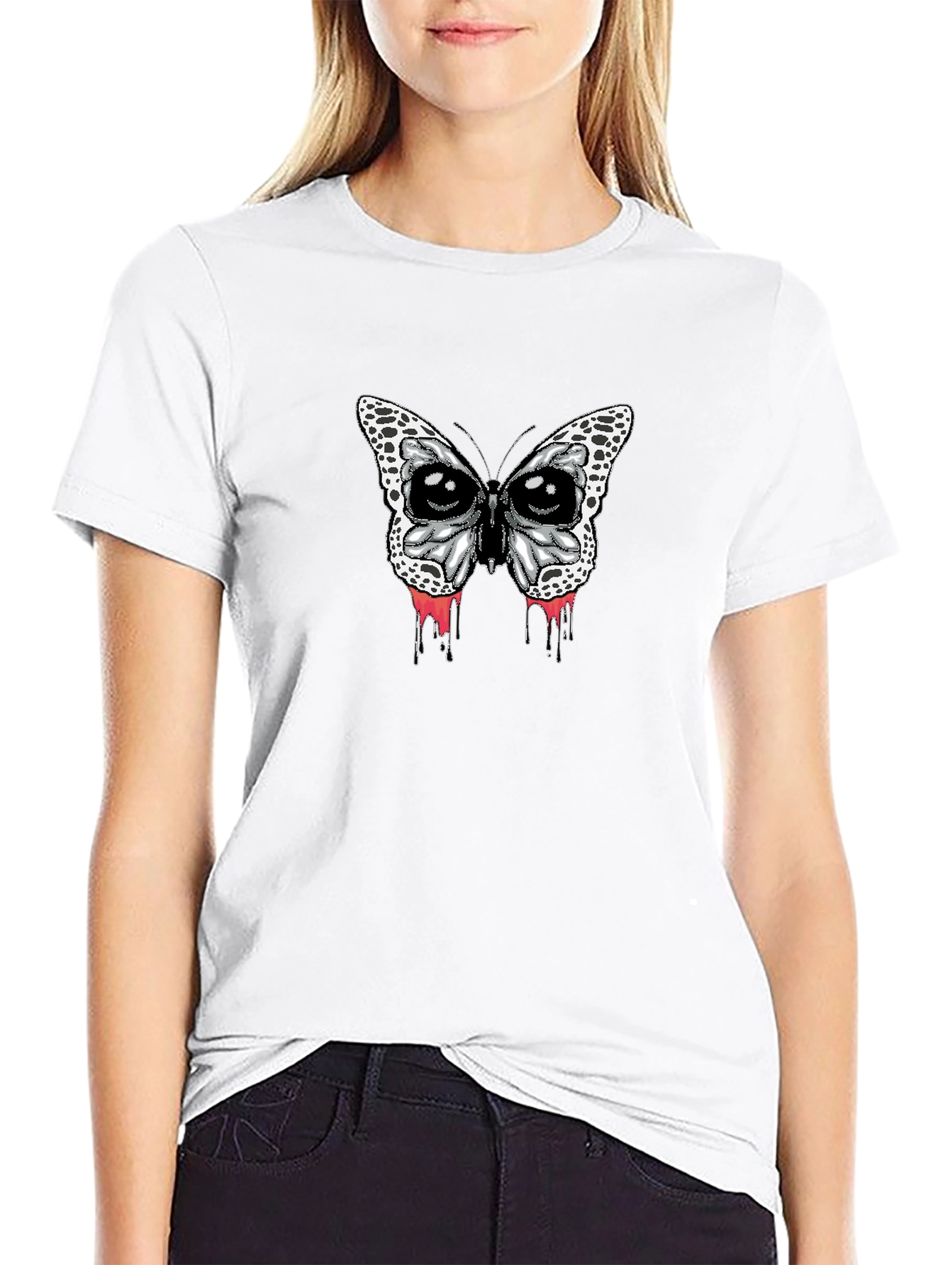 Butterfly Dripping Graphic Tee