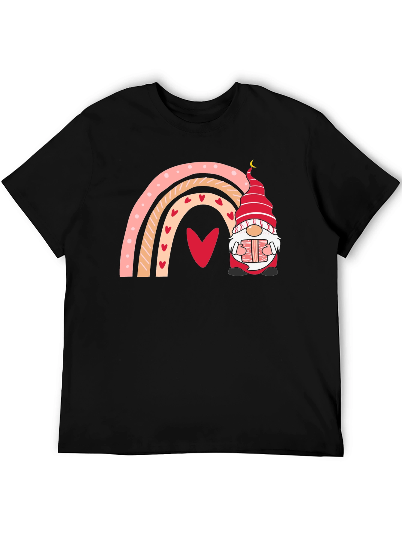 Valentines Day Gnome Rainbow T-Shirt