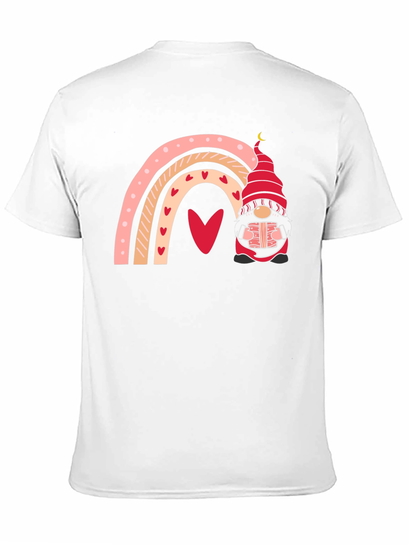 Valentines Day Gnome Rainbow T-Shirt