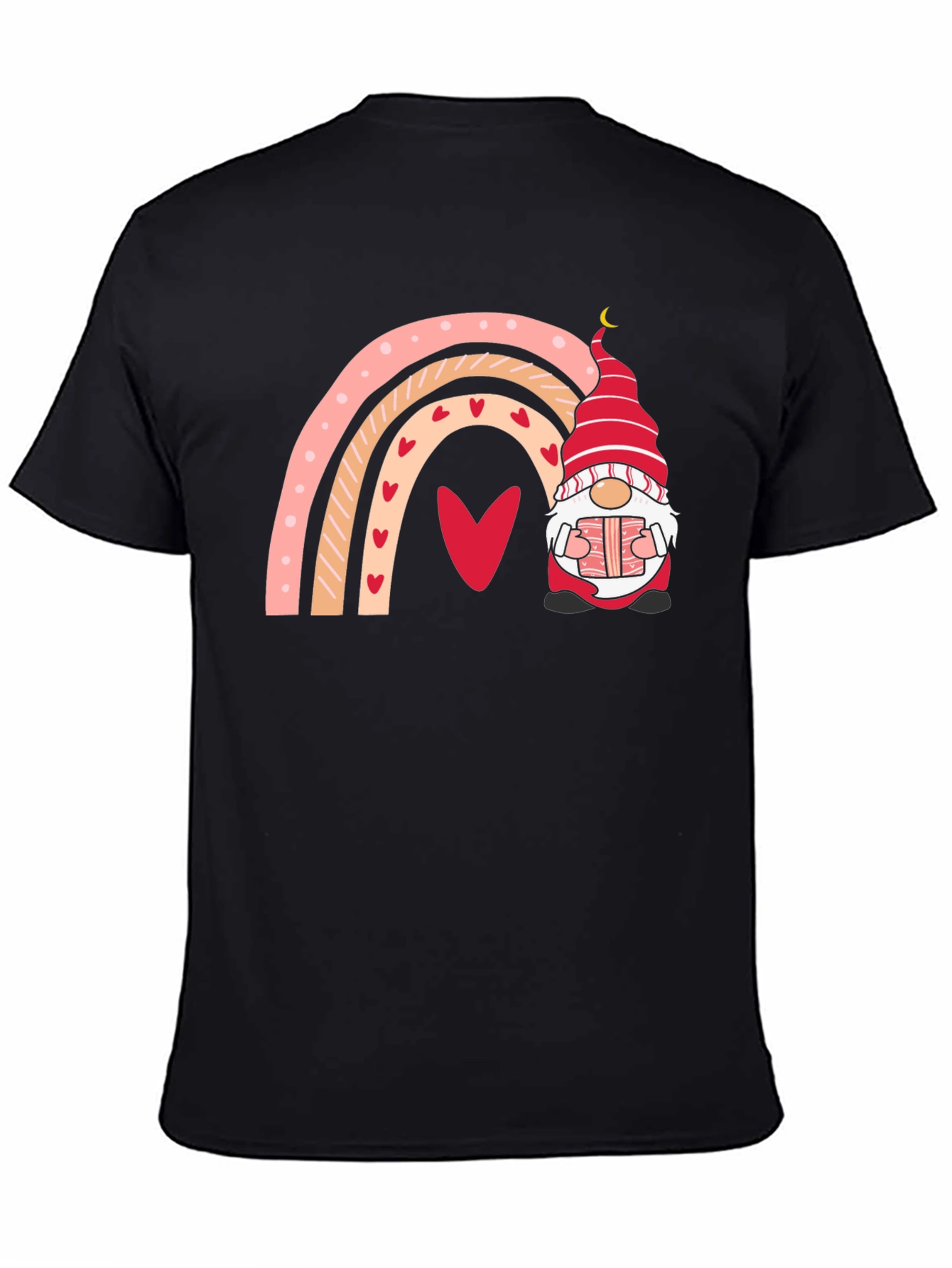 Valentines Day Gnome Rainbow T-Shirt