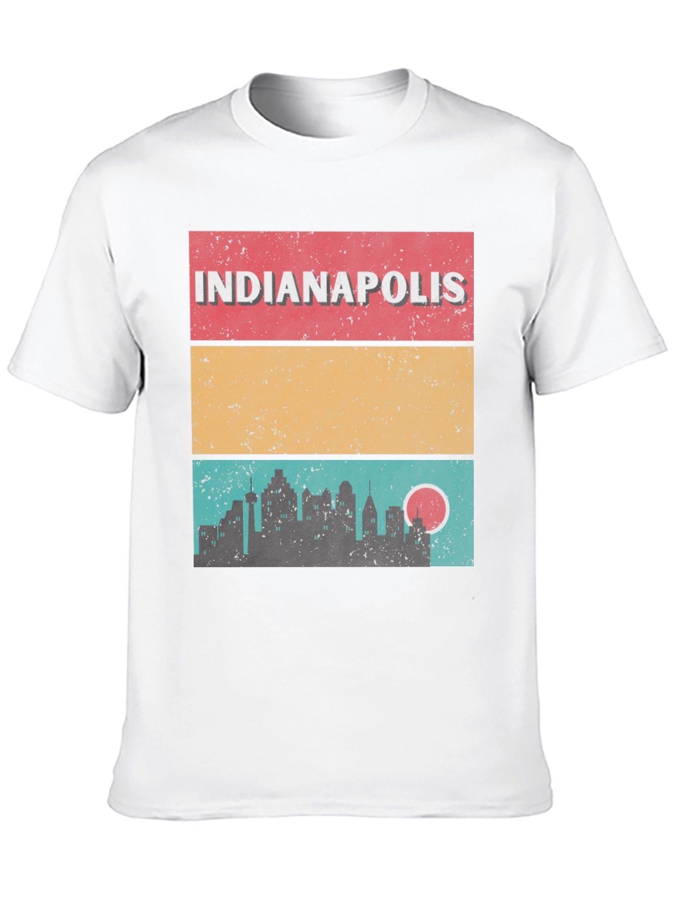 Indianapolis Skyline Graphic T-Shirt