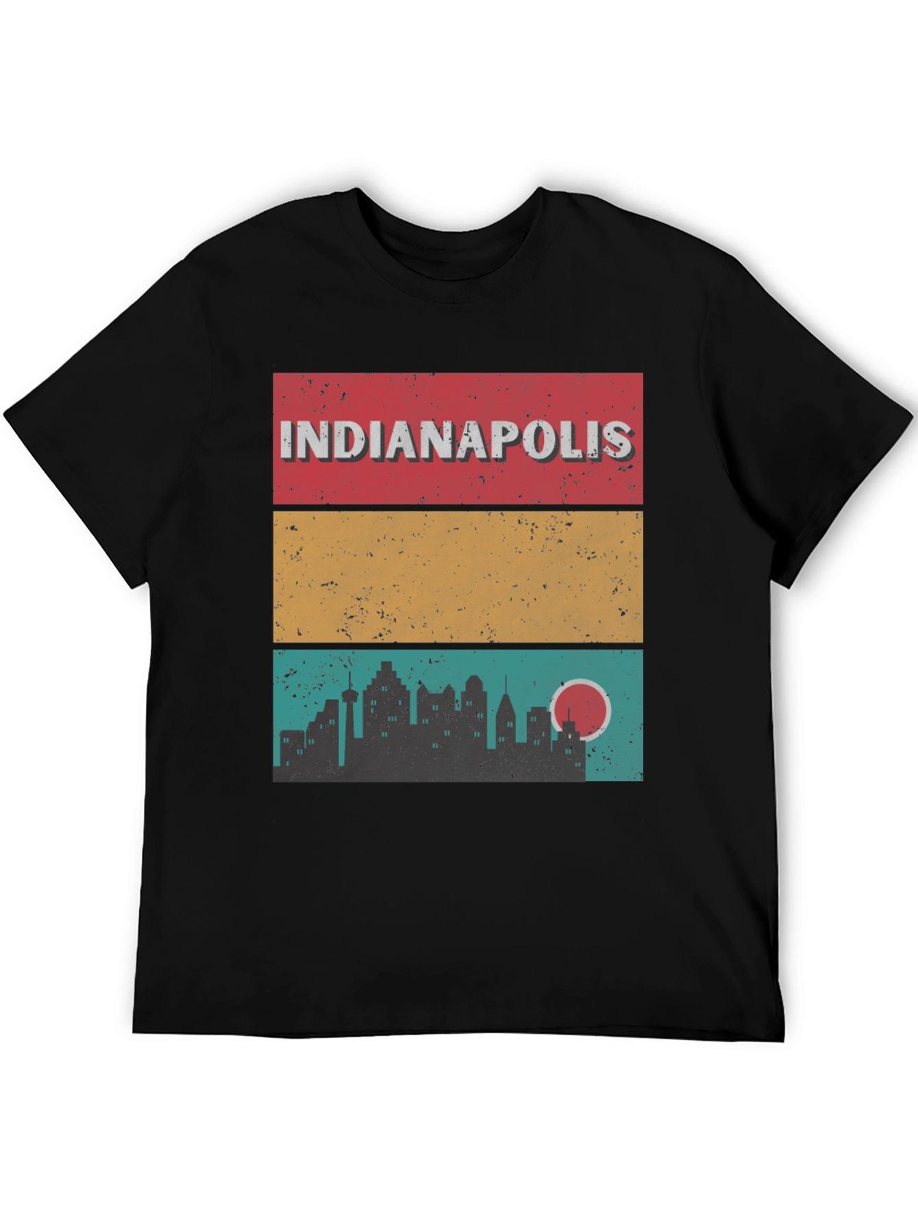 Indianapolis Skyline Graphic T-Shirt