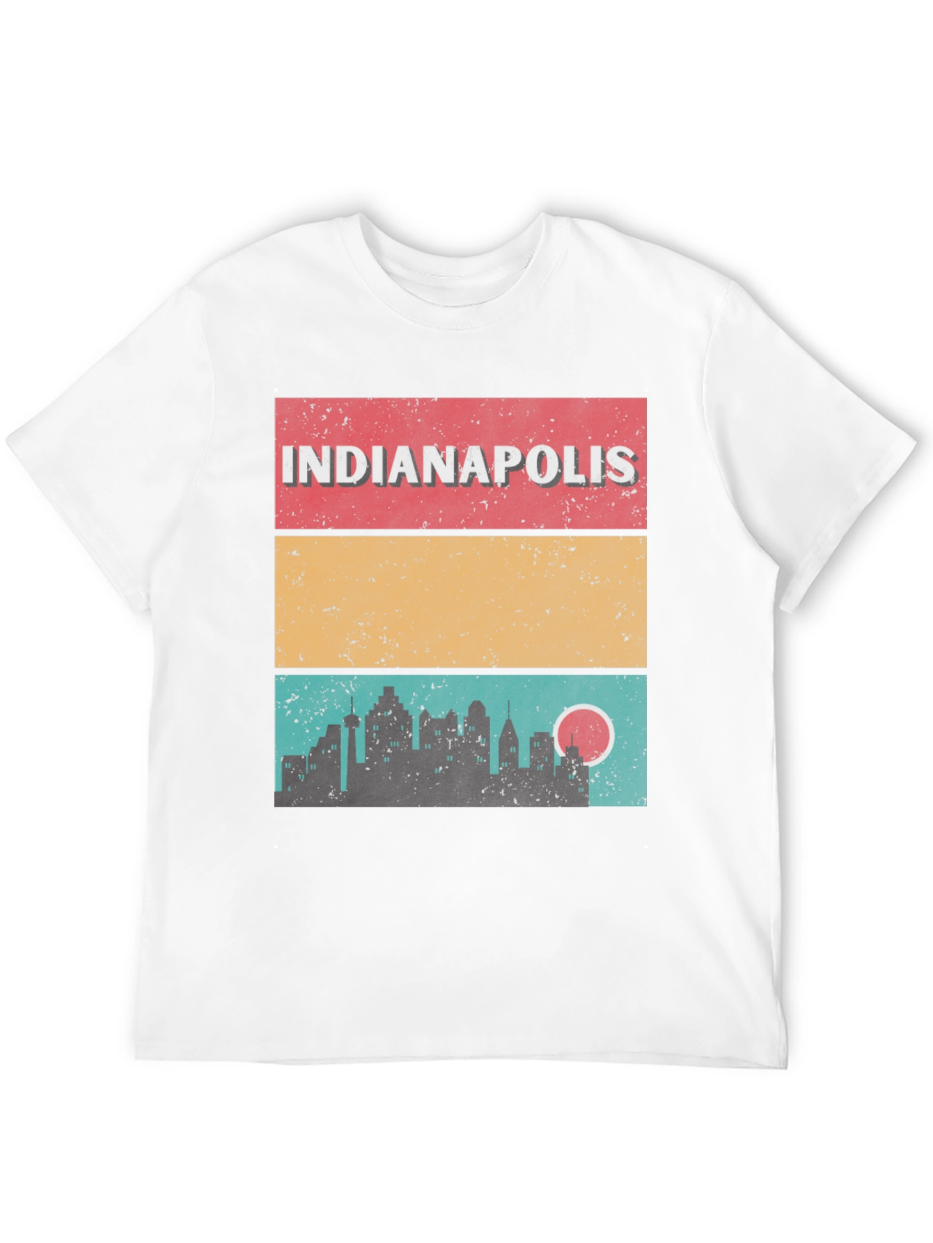Indianapolis Skyline Graphic T-Shirt