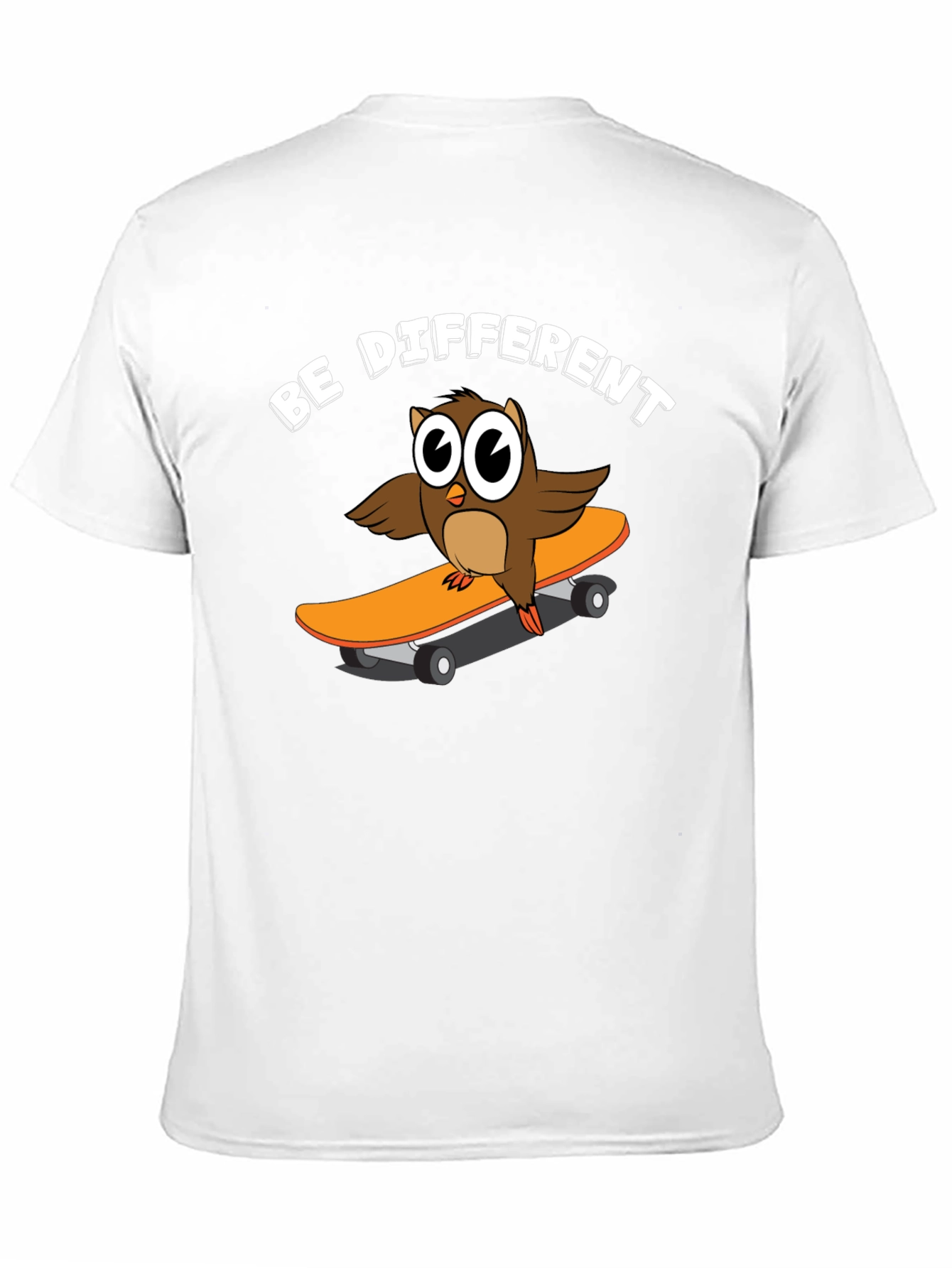 Be Different Owl Skateboard Graphic Tee