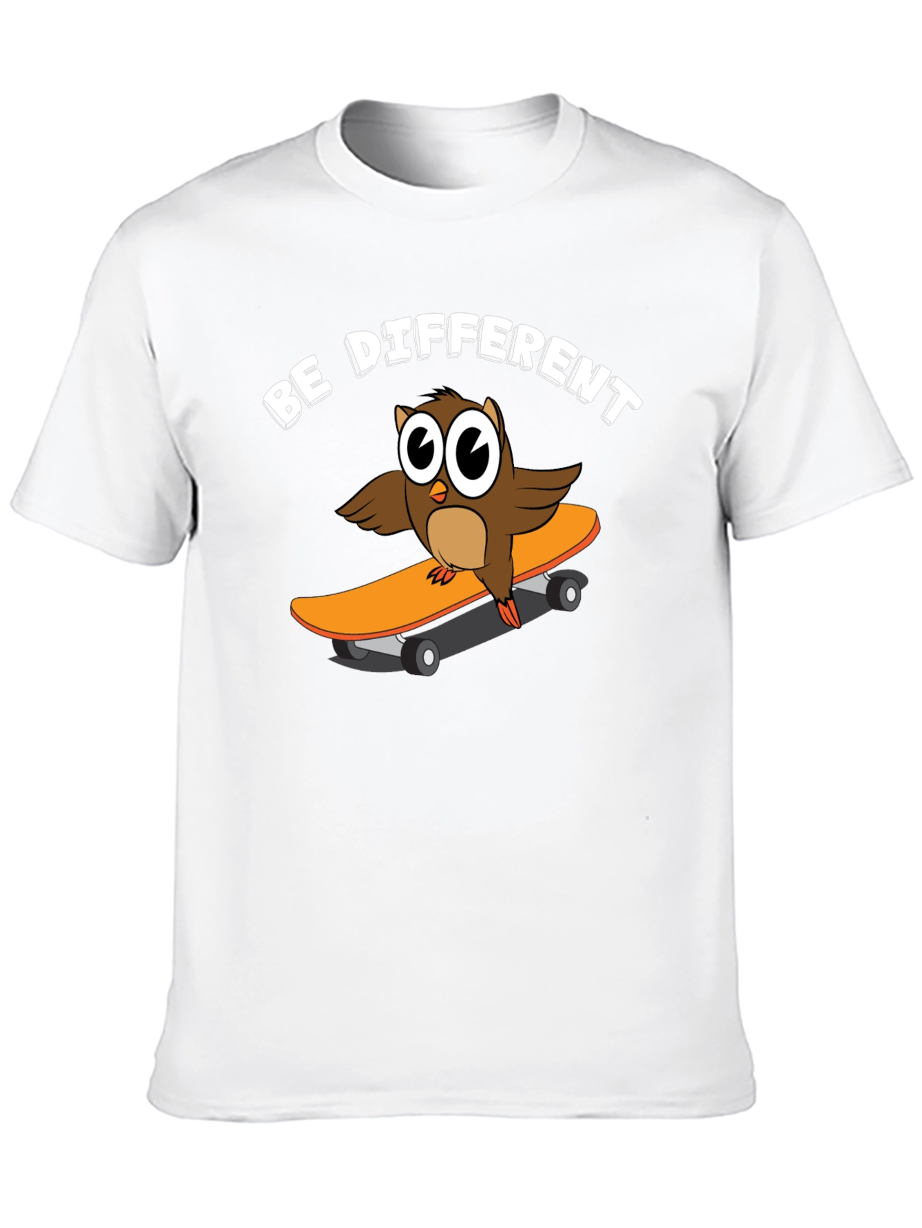 Be Different Owl Skateboard Graphic Tee