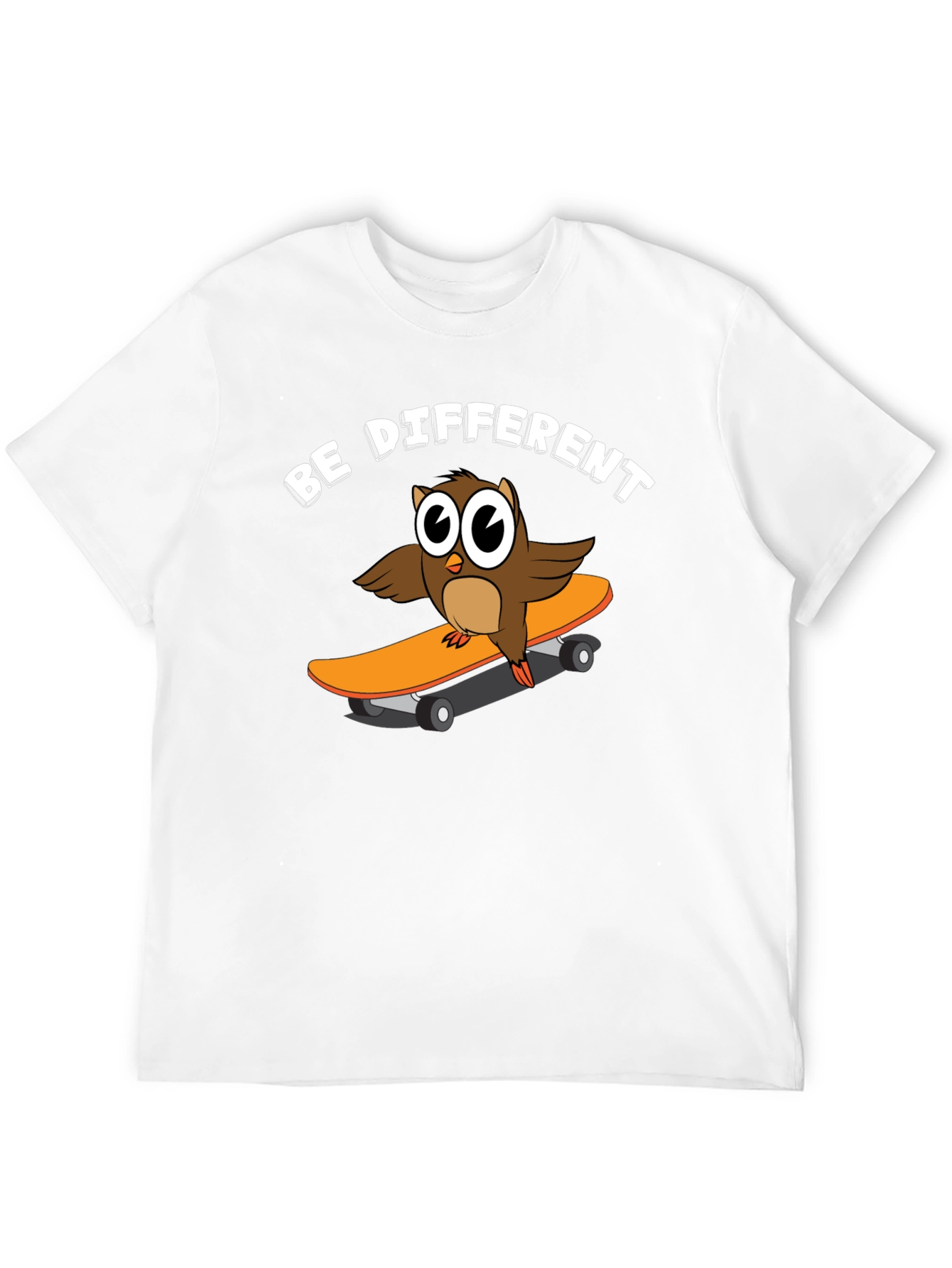 Be Different Owl Skateboard Graphic Tee