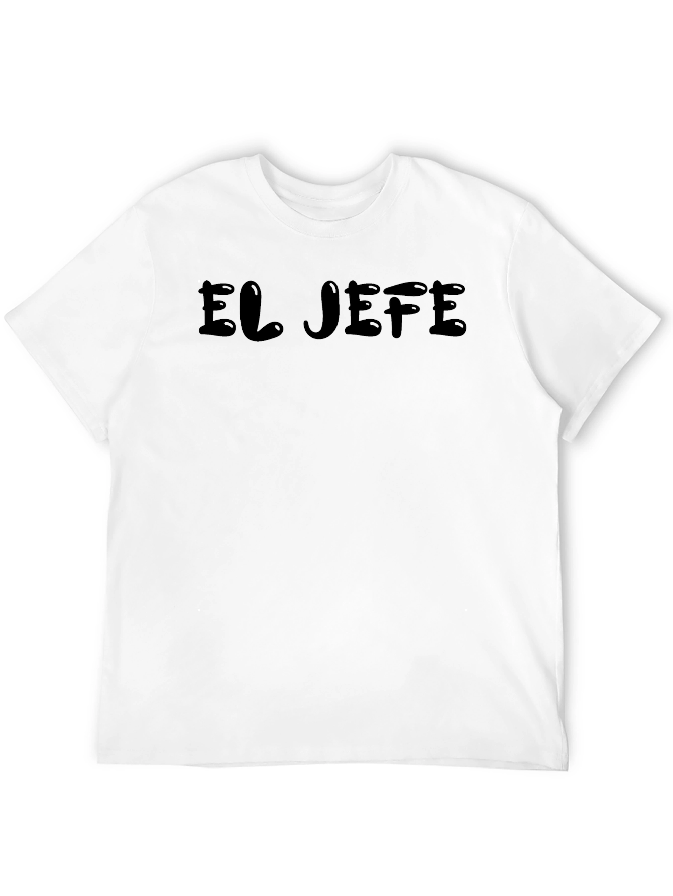 El Jefe Black Graphic T-Shirt - Casual Style