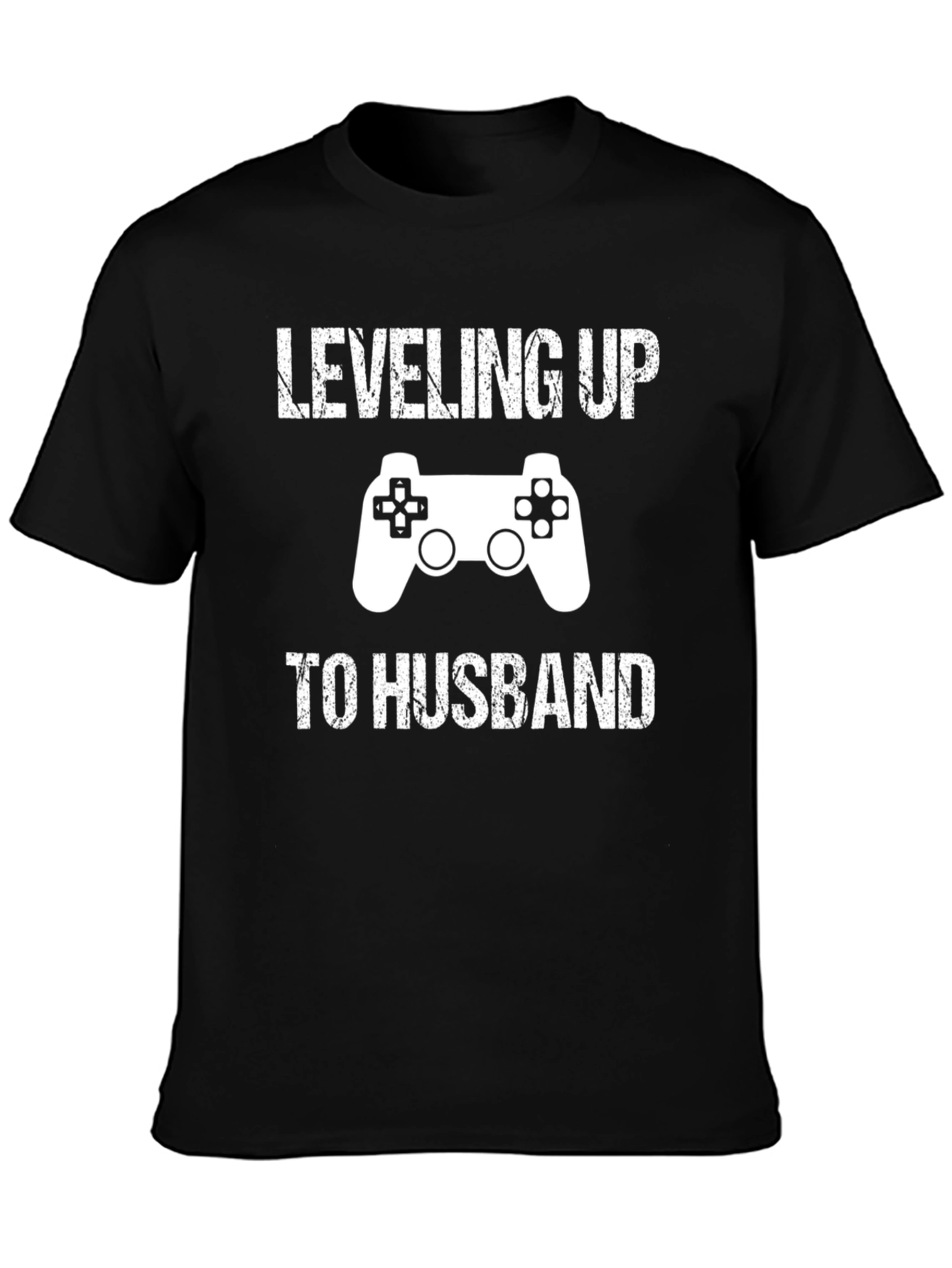 Leveling Up to Husband T-Shirt - Gamer Groom Tee
