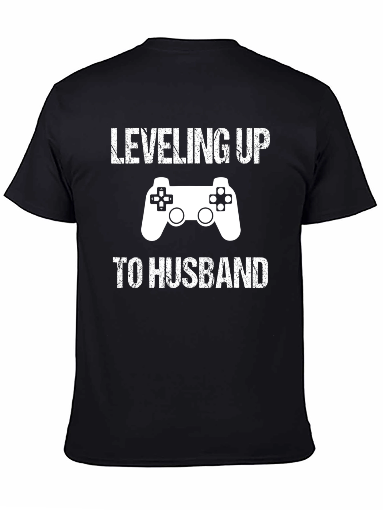 Leveling Up to Husband T-Shirt - Gamer Groom Tee