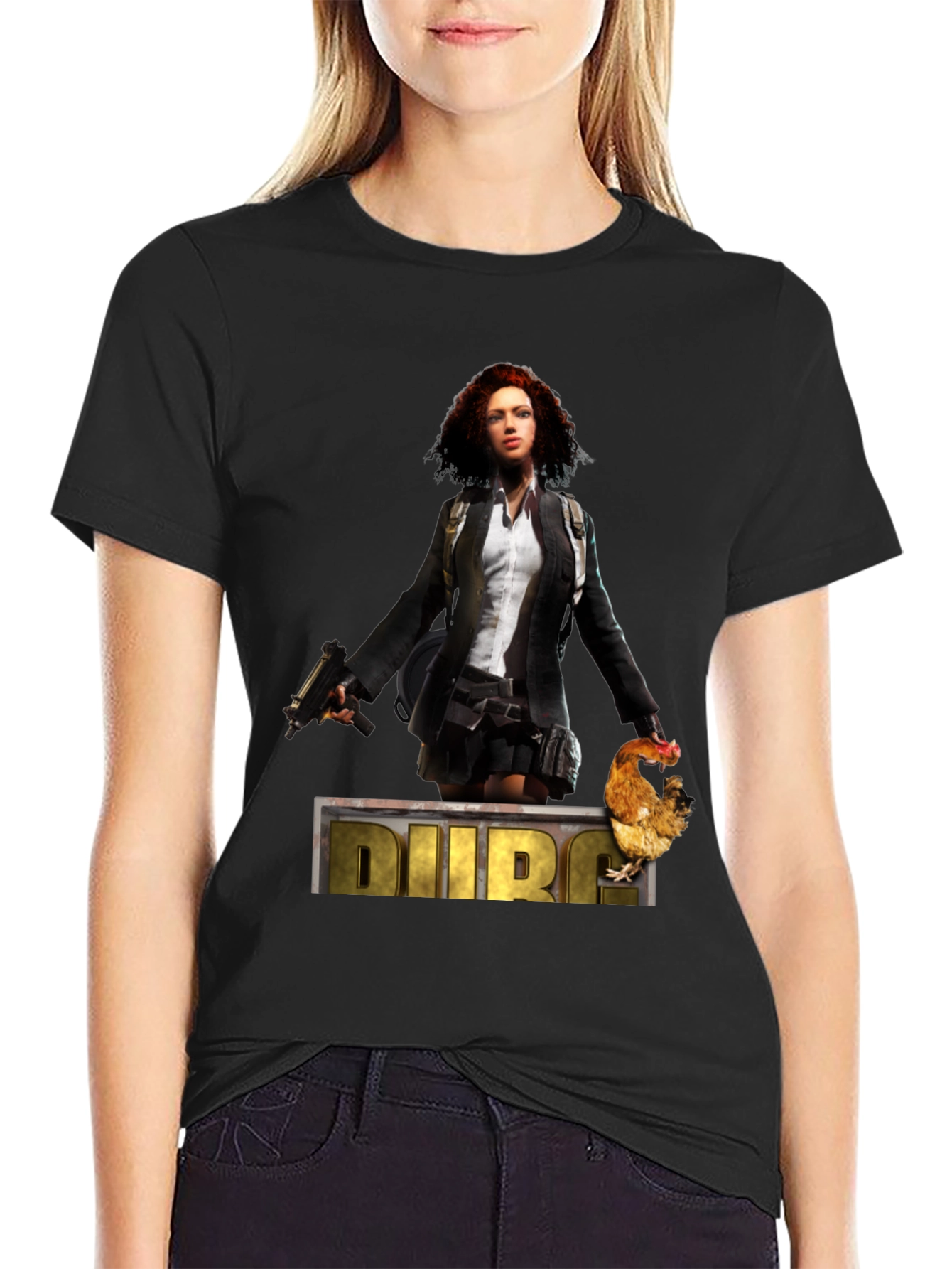 PUBG Black T-Shirt for Gaming Fans