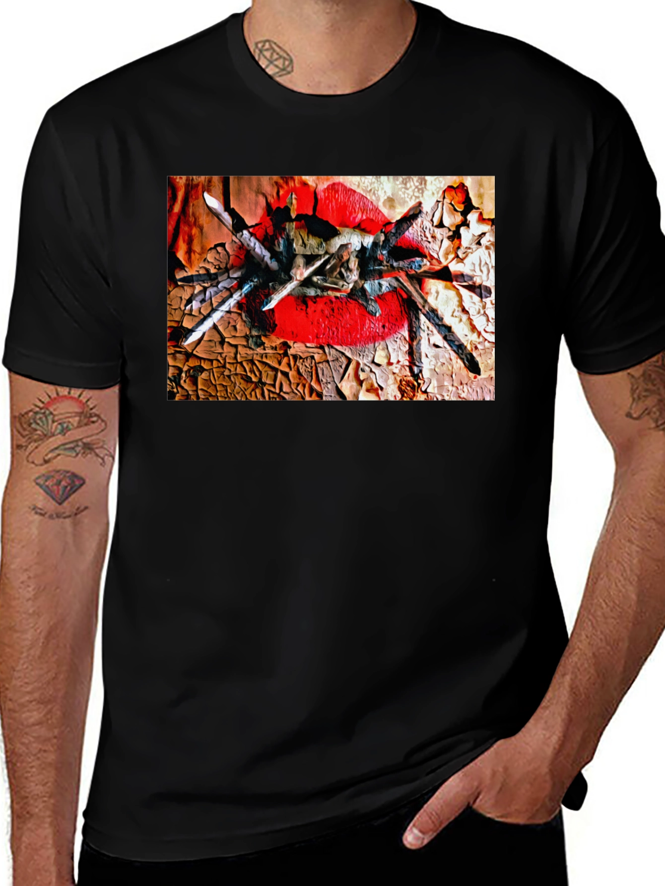 Tarantula Lips Graphic T-Shirt