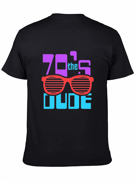70s Dude Graphic Tee - Retro Style