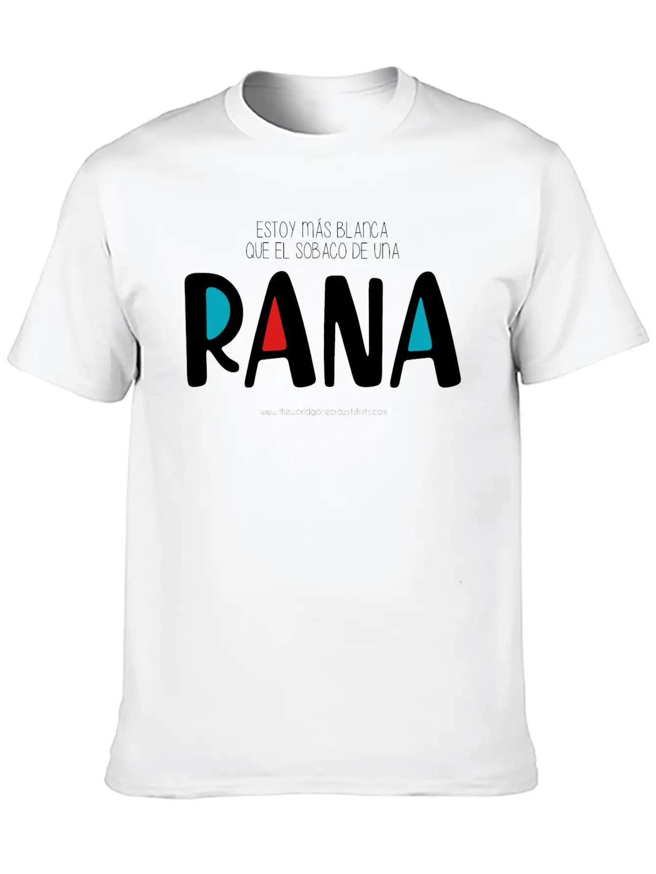 Más Blanca Que El Sobaco De Una Rana Essential Unisex Summer Tee – Soft Cotton Casual Fit
