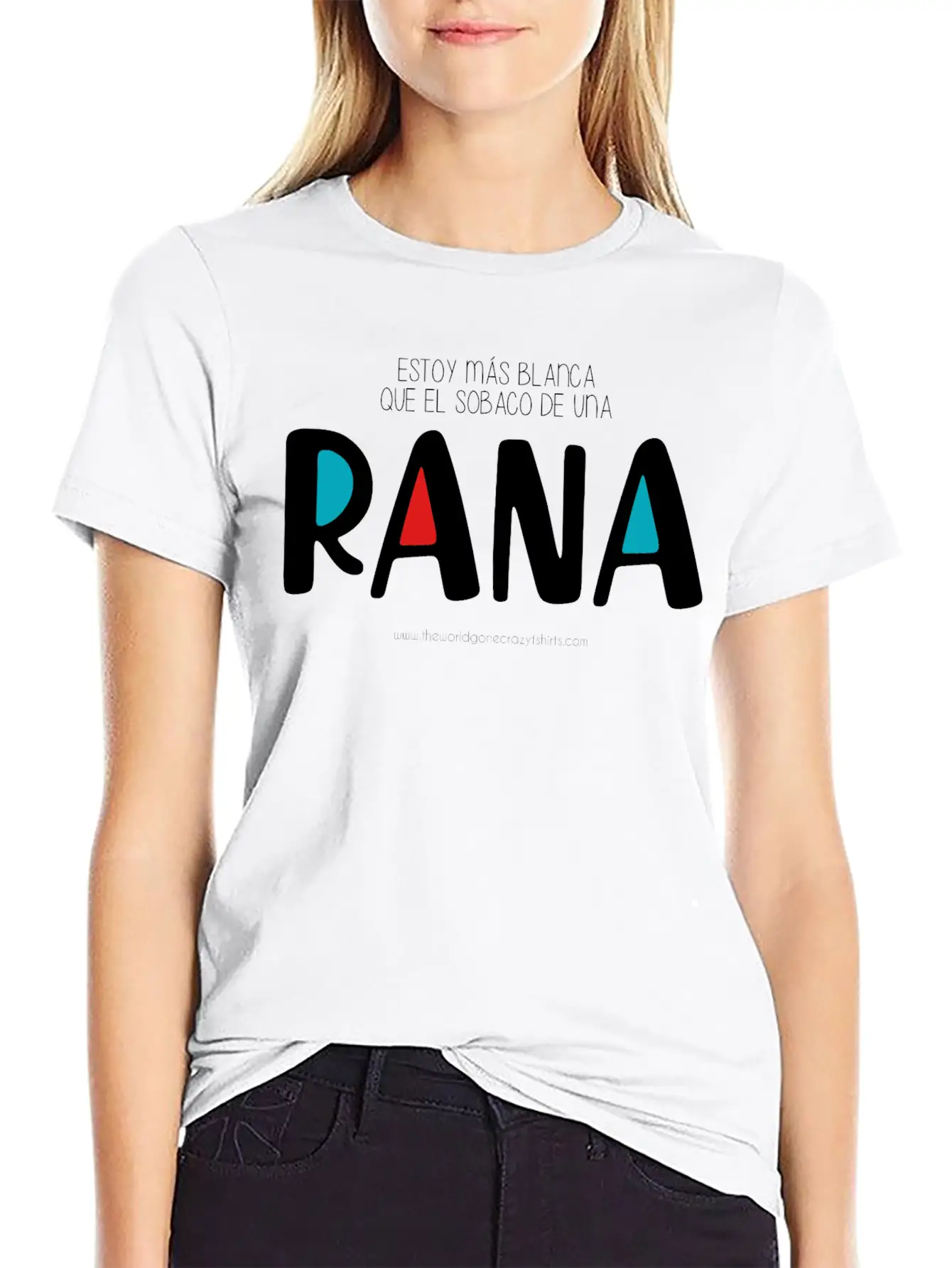 Más Blanca Que El Sobaco De Una Rana Essential Unisex Summer Tee – Soft Cotton Casual Fit
