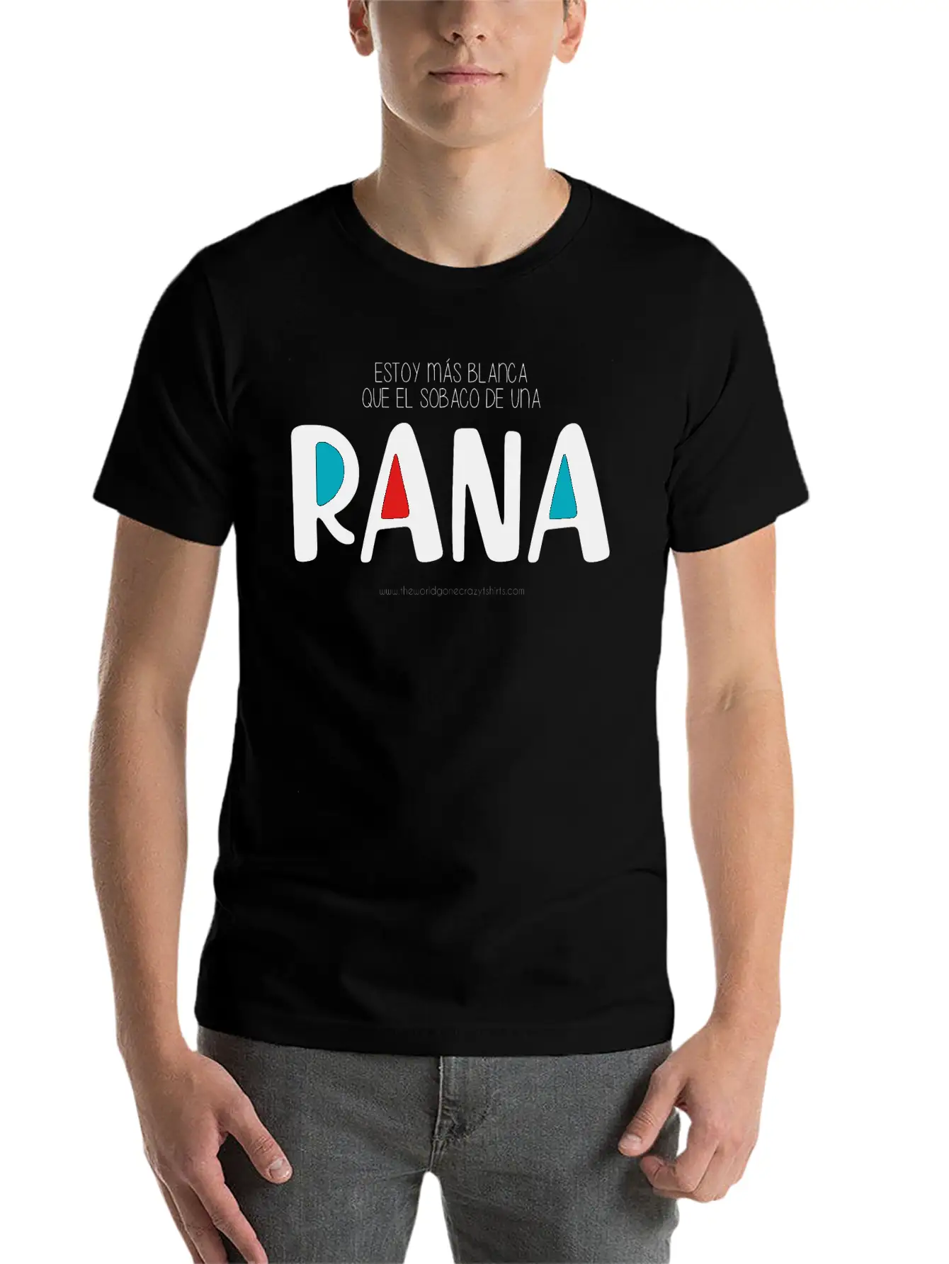 Más Blanca Que El Sobaco De Una Rana Essential Unisex Summer Tee – Soft Cotton Casual Fit