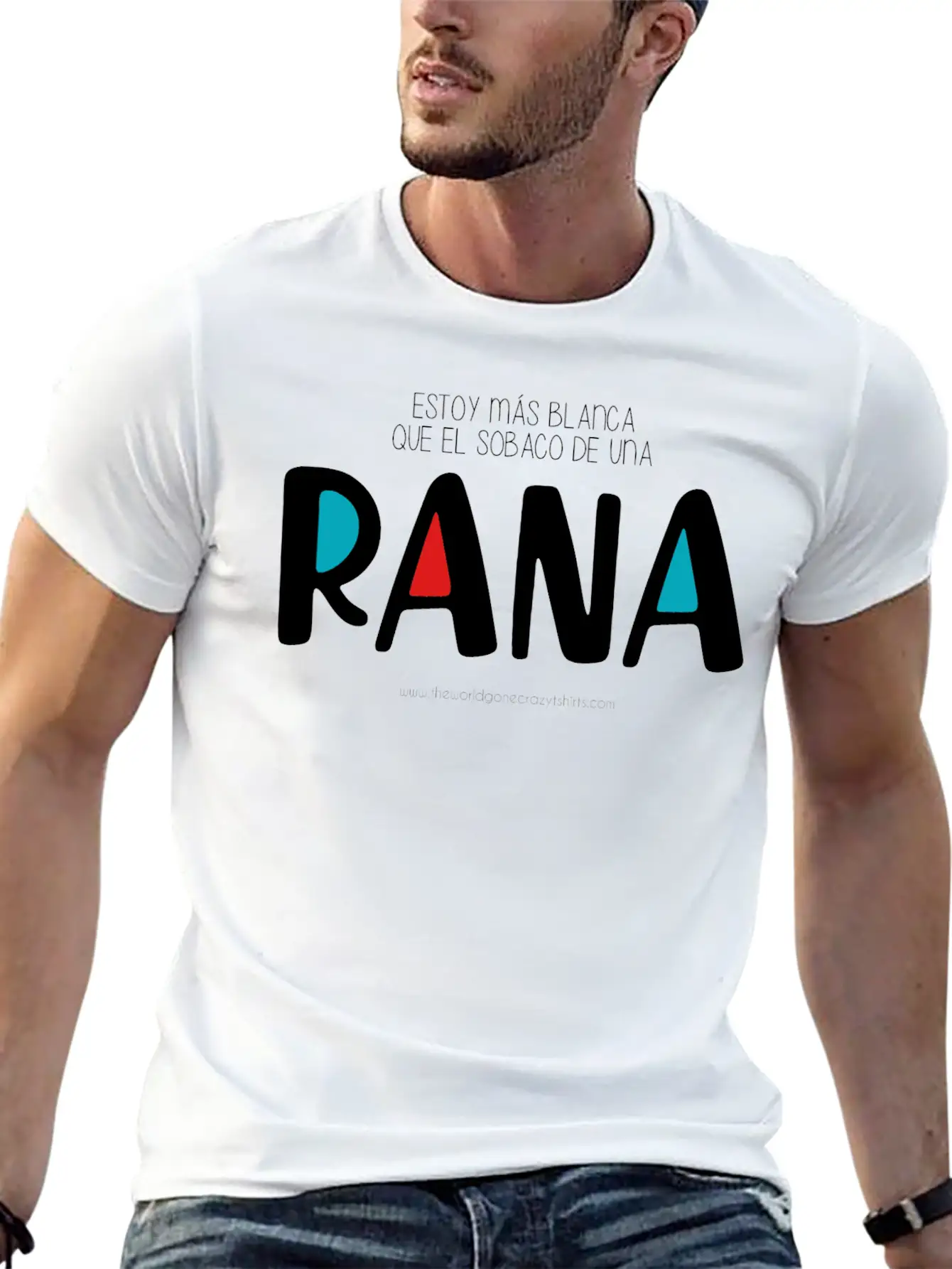 Más Blanca Que El Sobaco De Una Rana Essential Unisex Summer Tee – Soft Cotton Casual Fit