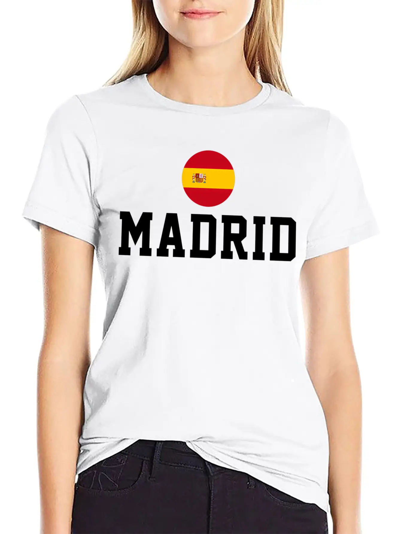 Madrid Comfortable Minimalist Graphic Tee – Summer Style Essential