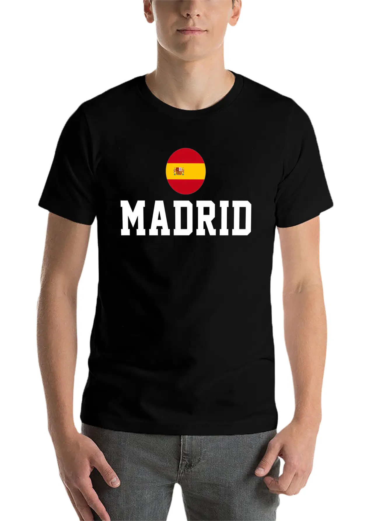 Madrid Comfortable Minimalist Graphic Tee – Summer Style Essential