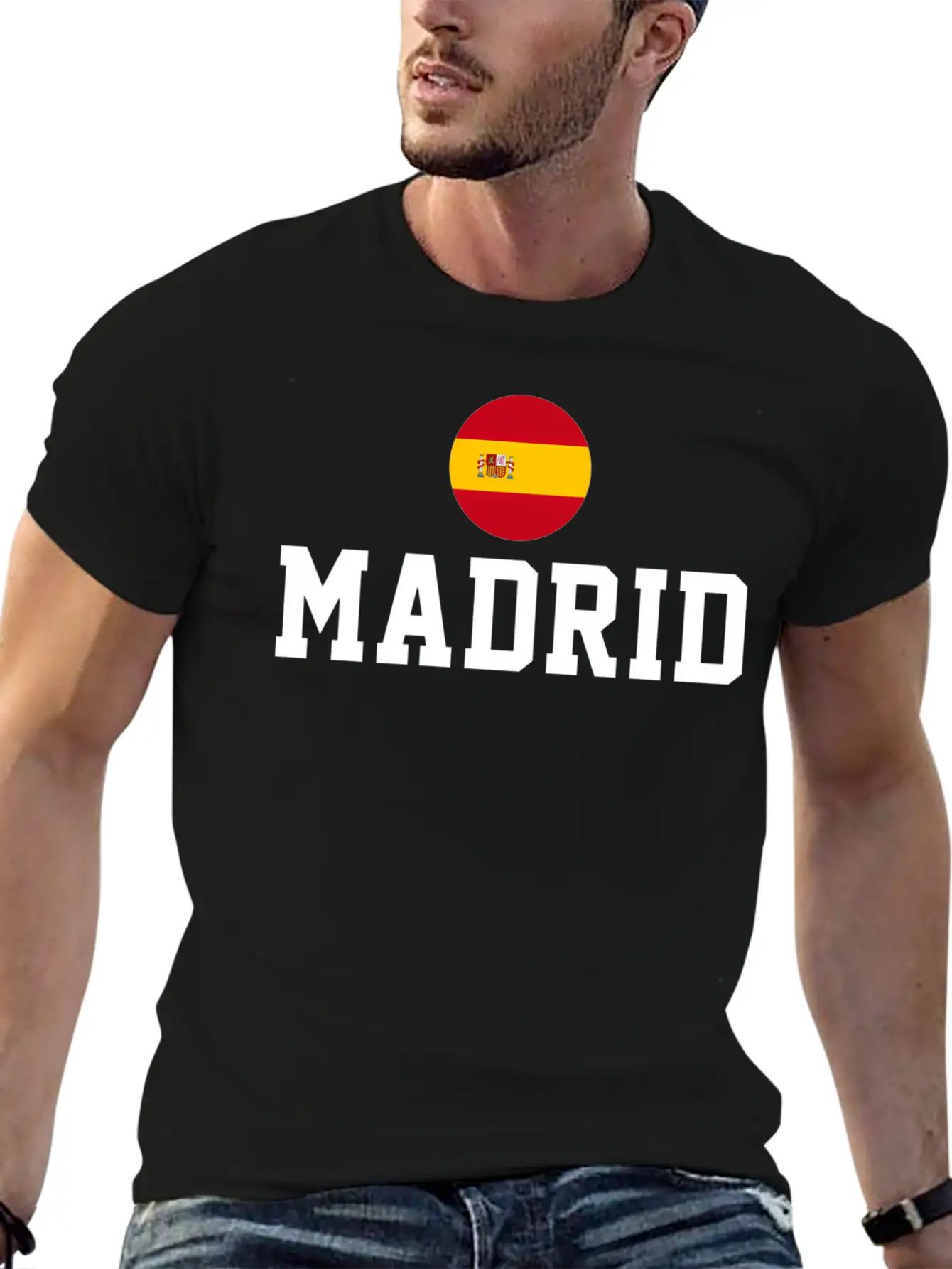 Madrid Comfortable Minimalist Graphic Tee – Summer Style Essential