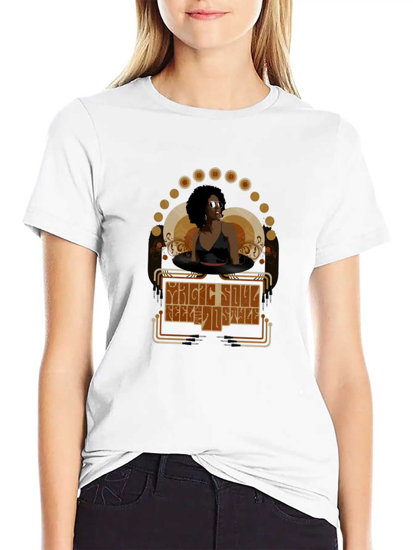 Magic Soul Unisex Short Sleeve Soft Cotton T-Shirt – Casual Everyday Wear