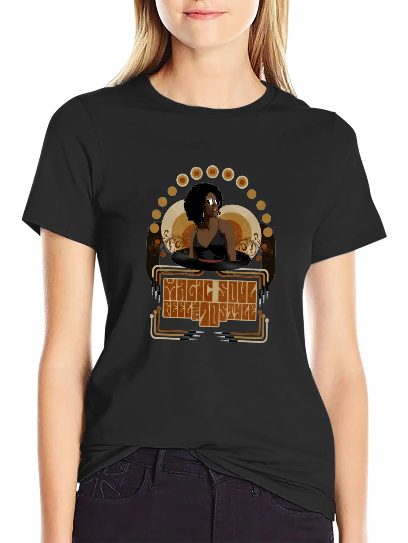 Magic Soul Unisex Short Sleeve Soft Cotton T-Shirt – Casual Everyday Wear