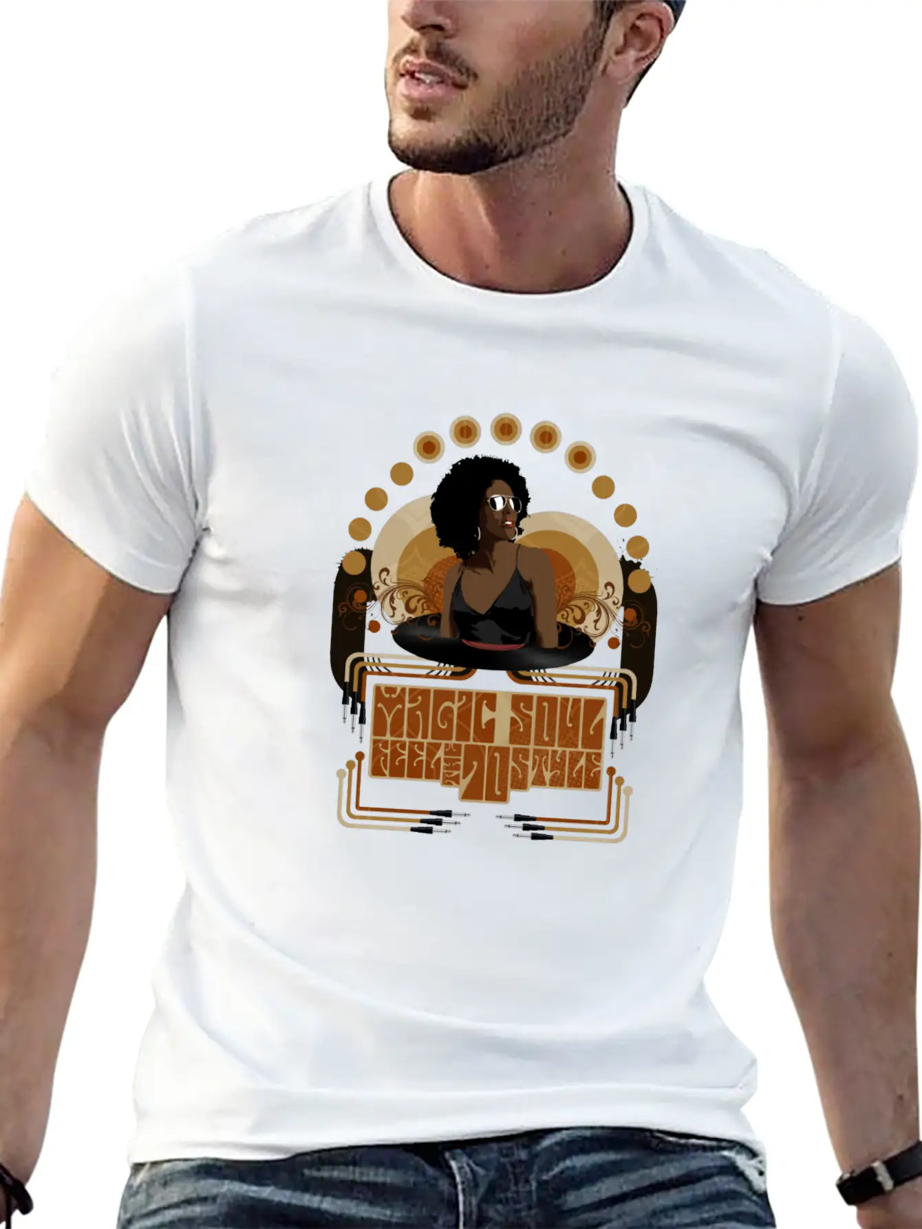 Magic Soul Unisex Short Sleeve Soft Cotton T-Shirt – Casual Everyday Wear