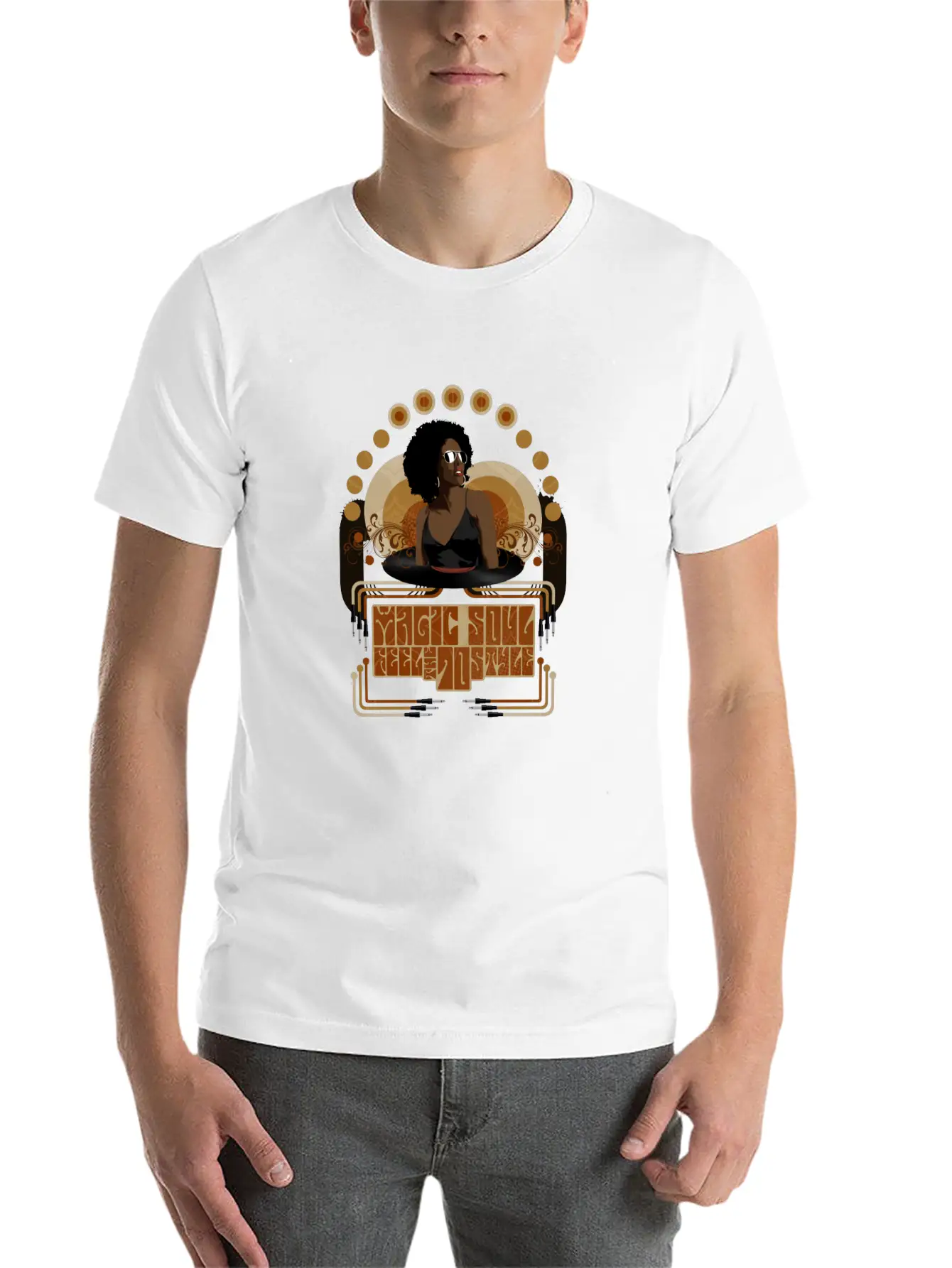 Magic Soul Unisex Short Sleeve Soft Cotton T-Shirt – Casual Everyday Wear